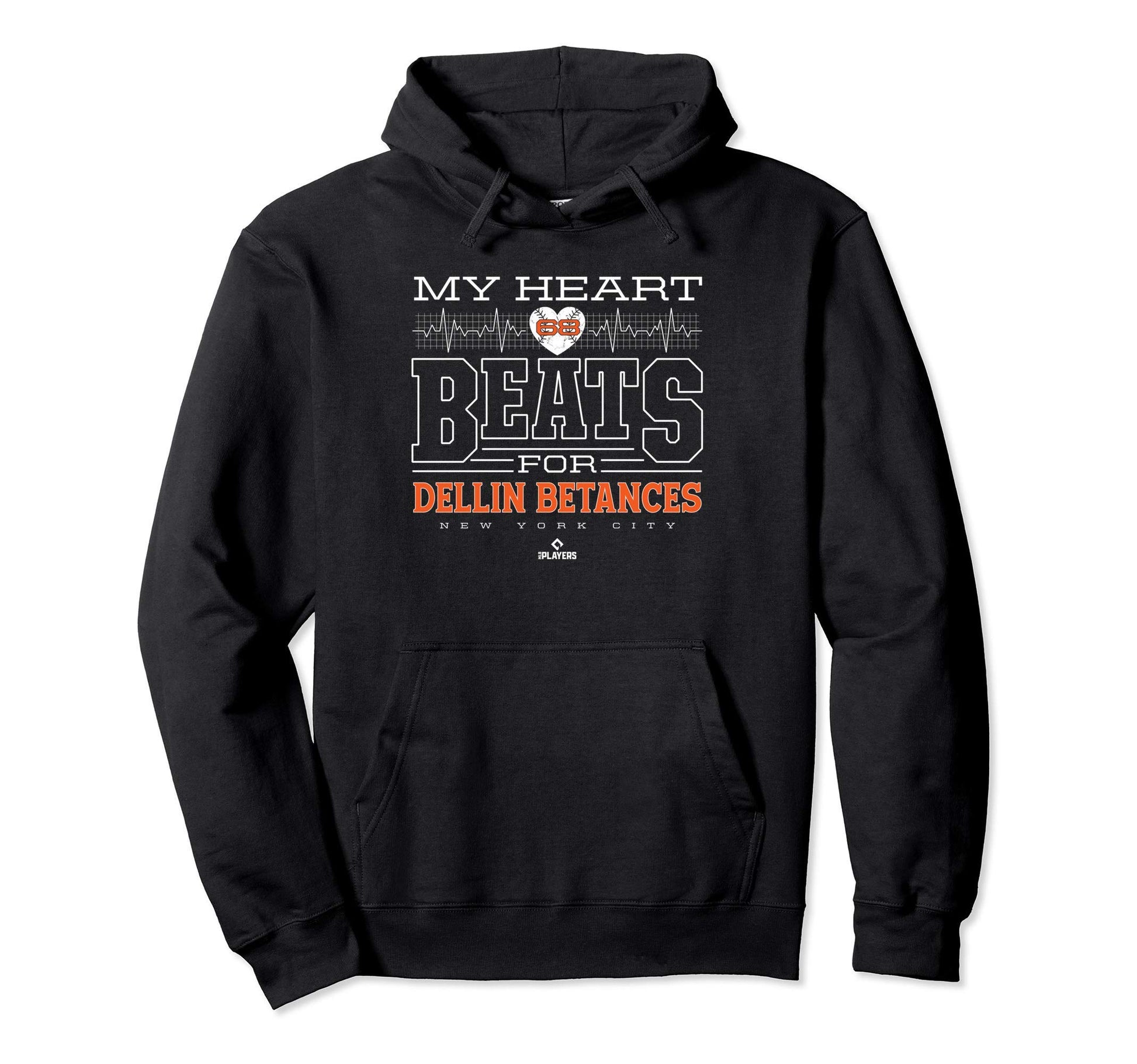 My Heart Beats Dellin Betances Hoodie - Casual Everyday Wear for Adults - T-Shirt, Sweatshirt, Hoodie