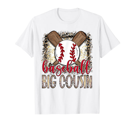 Baseball Big Cousin Leopard Proud Ball Big T-Shirt - Trendy Graphic Unisex - T-Shirt, Sweatshirt, Hoodie