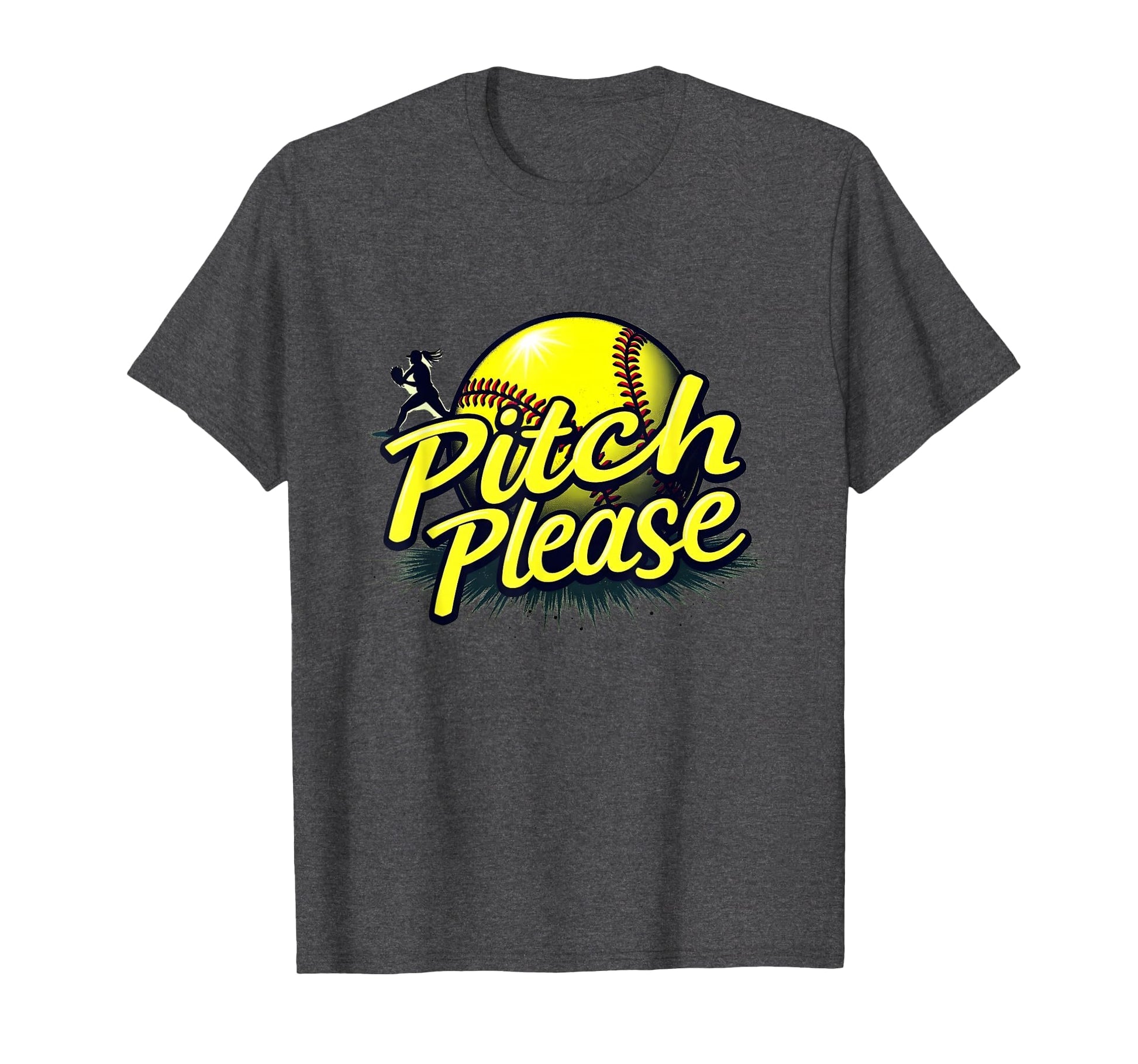 Pitch Please Softball Sassy Athlete T-Shirt - Novelty Apparel Men Women - T-Shirt, Sweatshirt, Hoodie