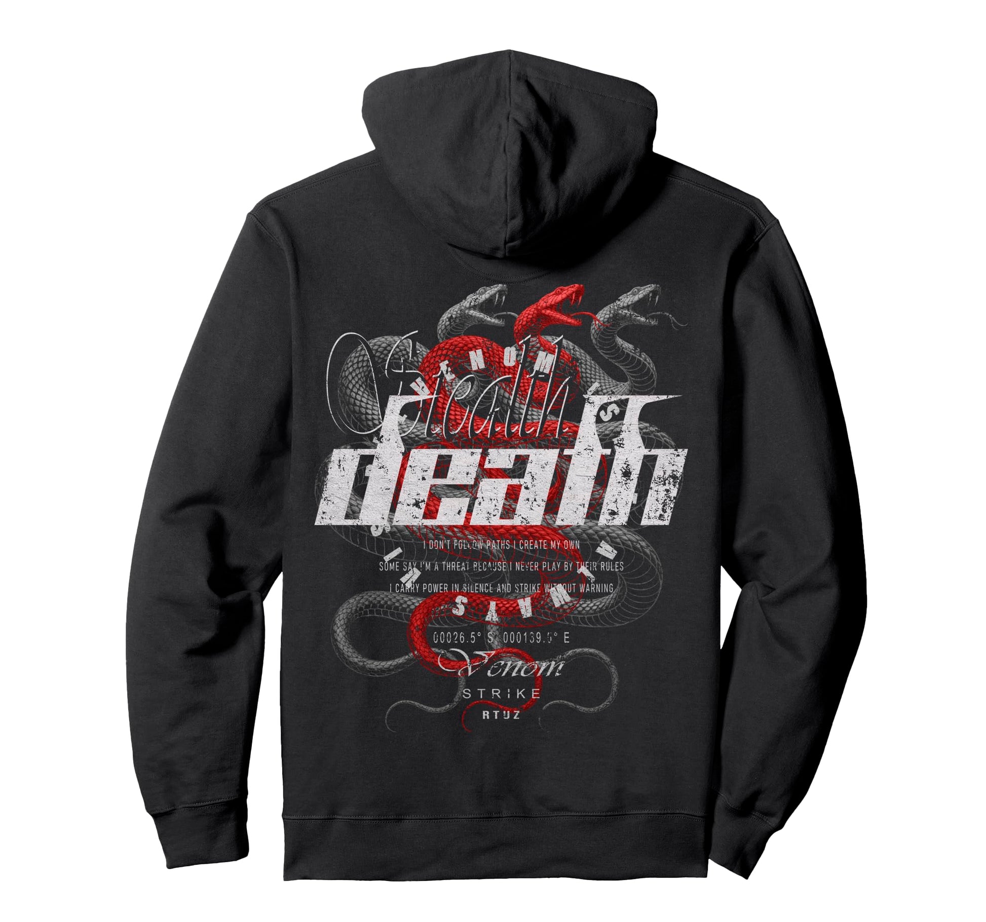 Y2K Back Streetwear Hoodie - Minimalist Print Men Women - T-Shirt, Sweatshirt, Hoodie