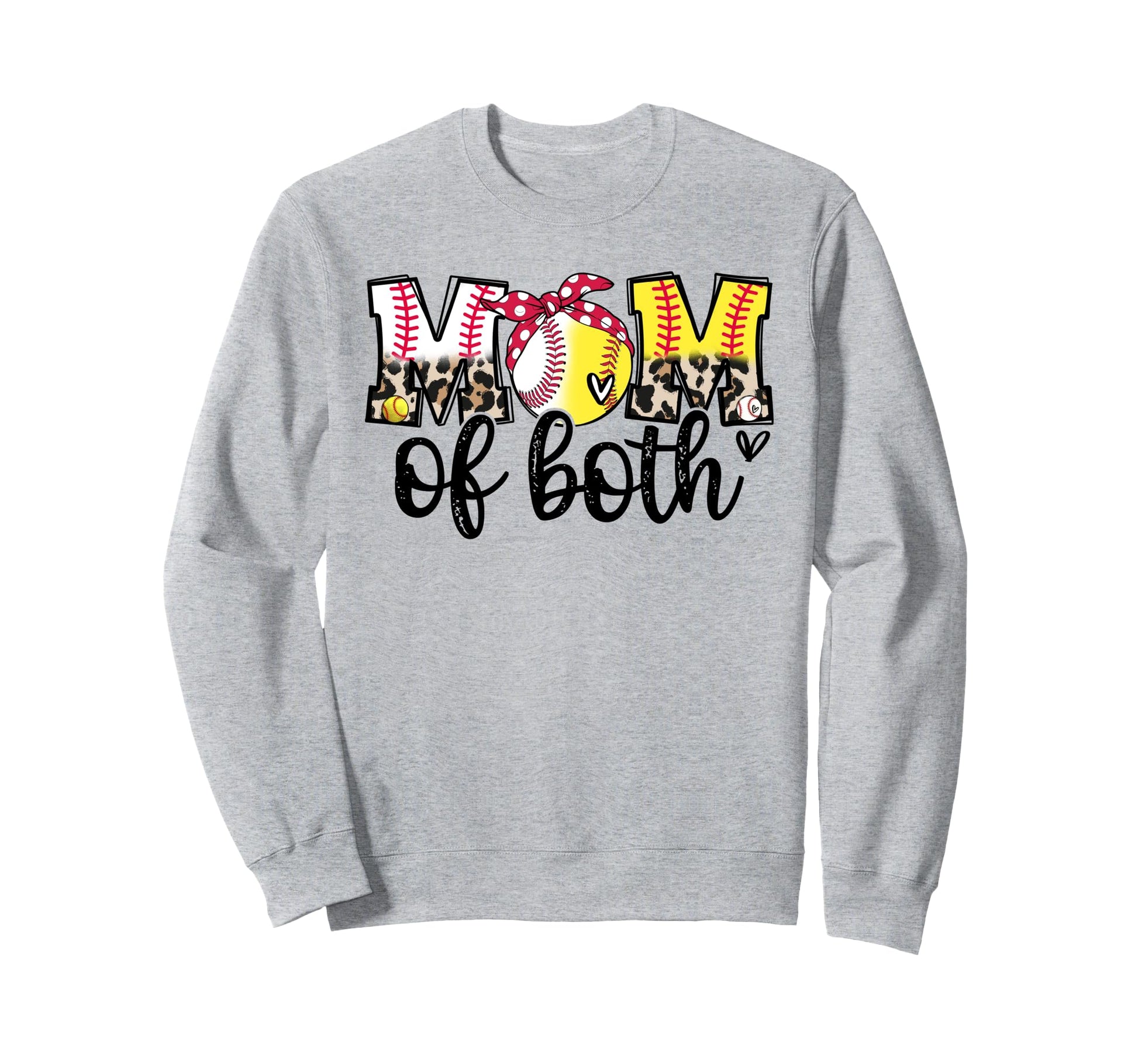 Mom Both Baseball Mom Softball Sweatshirt - Streetwear Style Men Women - T-Shirt, Sweatshirt, Hoodie