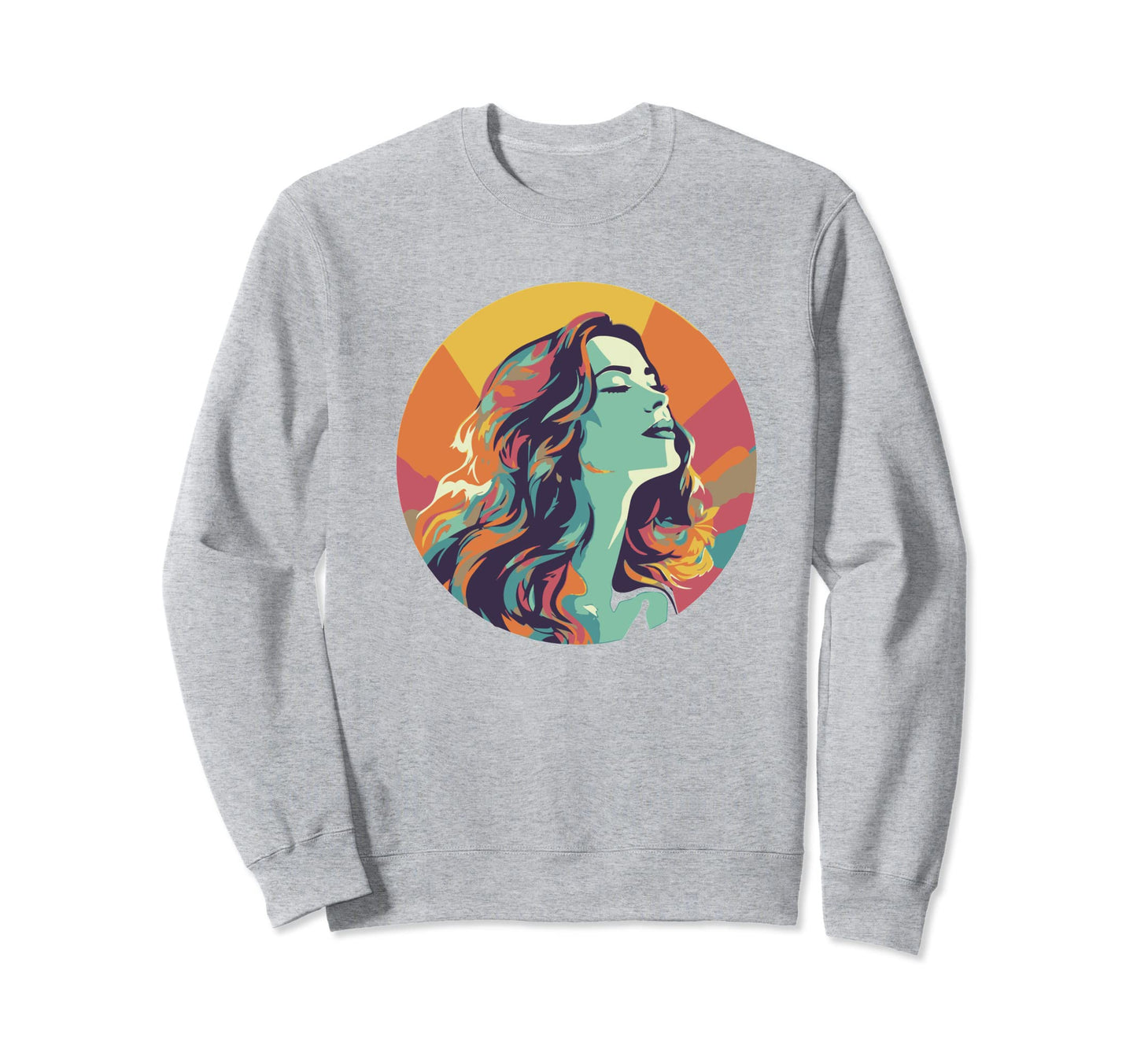 Groovy Mountain Mama Hippie 60S Sweatshirt - Minimalist Print Men Women - T-Shirt, Sweatshirt, Hoodie