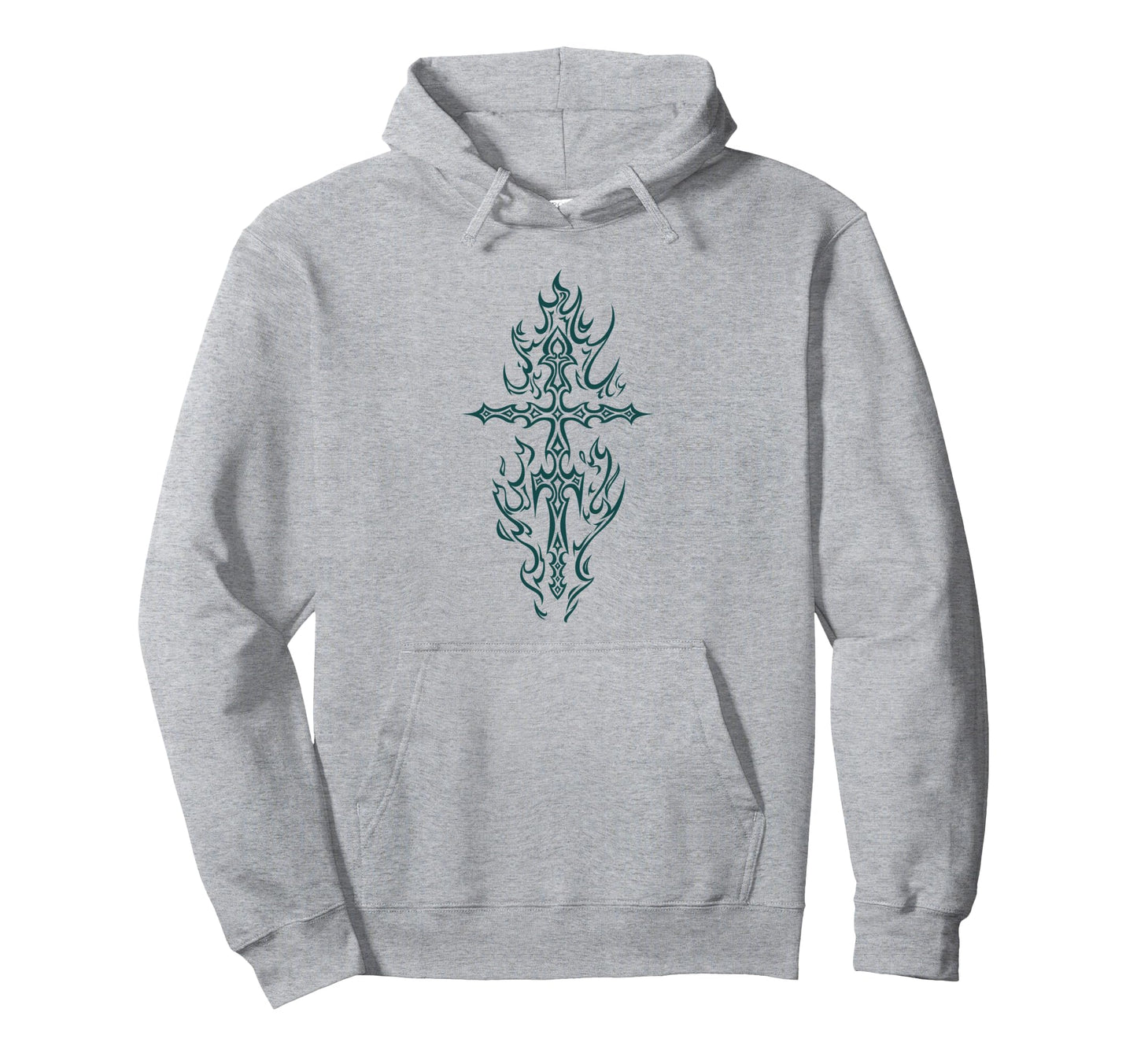 Alt Gothic Cross Y2K Trad Mall Goth Hoodie - Custom Art Print for Adults - T-Shirt, Sweatshirt, Hoodie