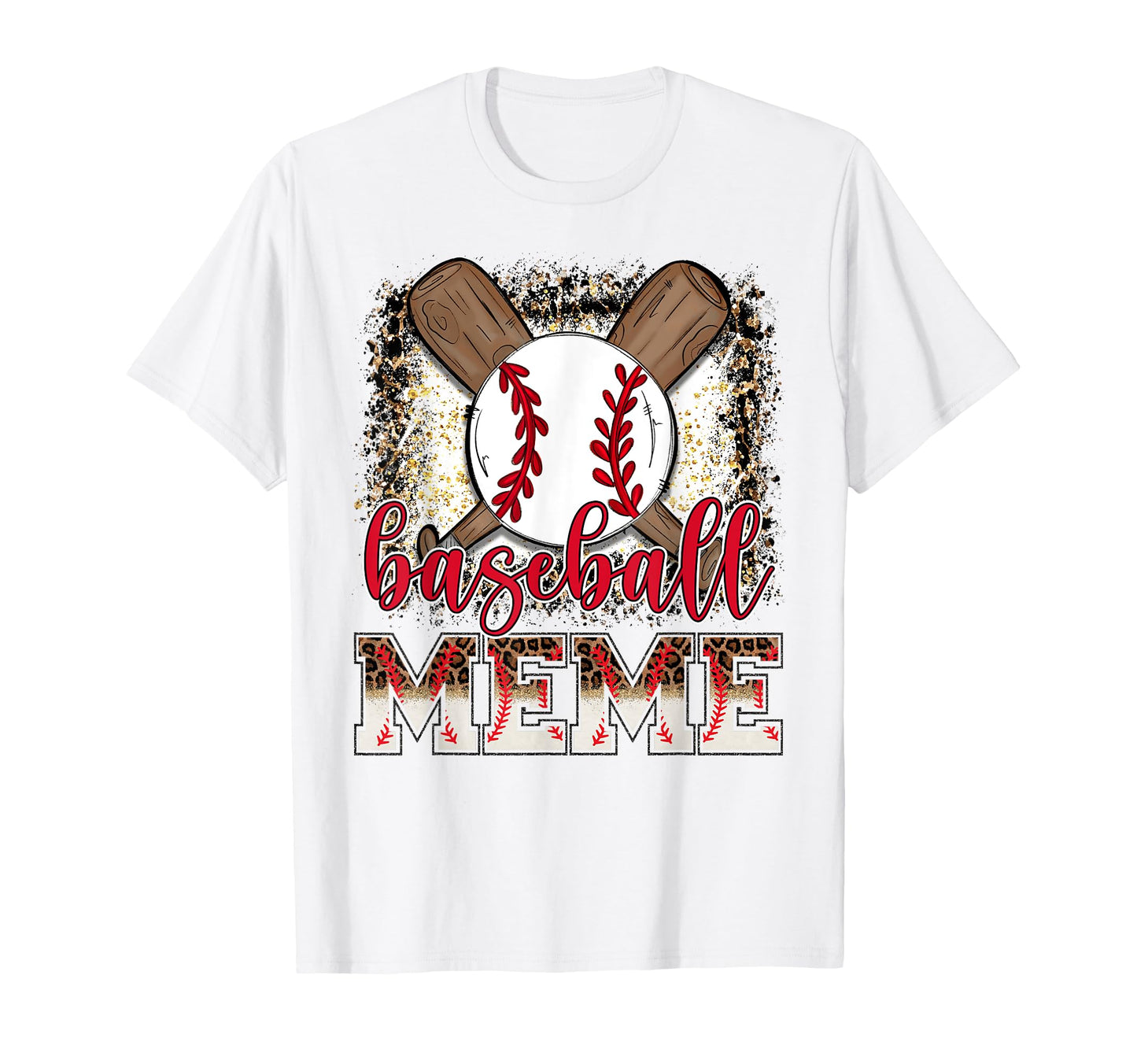 Baseball Meme Leopard Proud Ball Meme T-Shirt - Aesthetic Graphic Unisex - T-Shirt, Sweatshirt, Hoodie