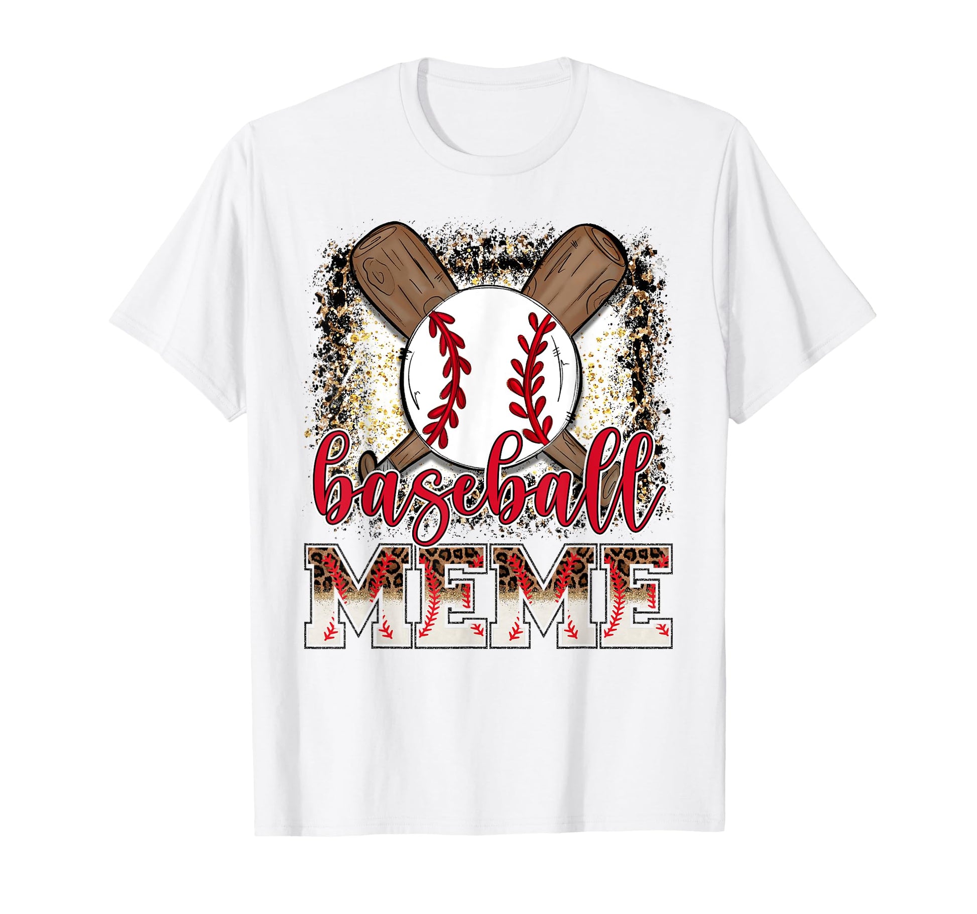 Baseball Meme Leopard Proud Ball Meme T-Shirt - Aesthetic Graphic Unisex - T-Shirt, Sweatshirt, Hoodie