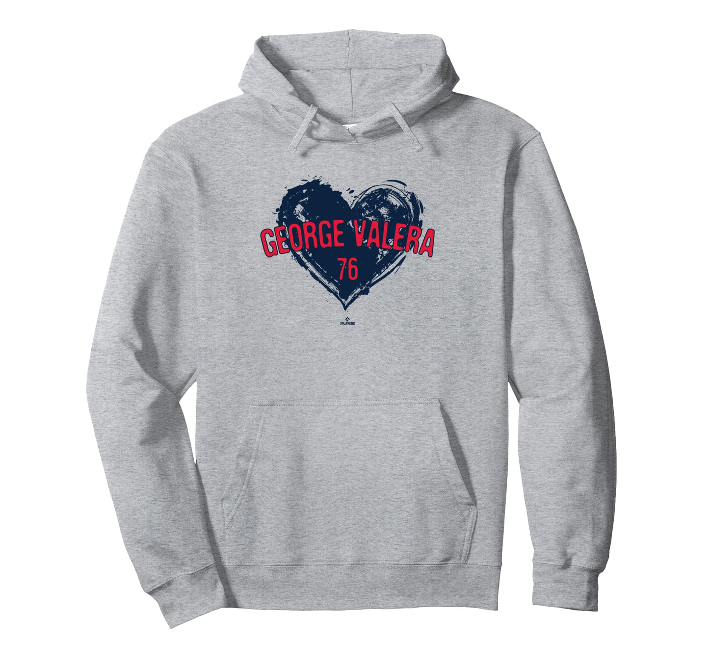 Distressed Heart George Valera Hoodie - Novelty Apparel for Adults - T-Shirt, Sweatshirt, Hoodie