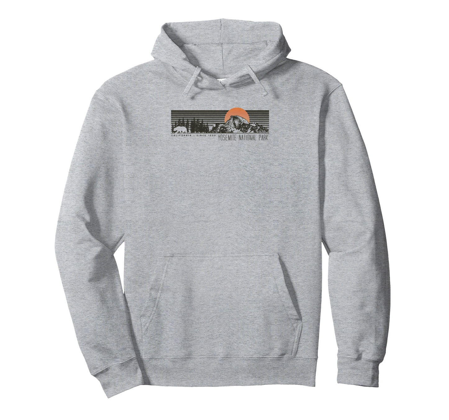 Yosemite National Park Half Dome Hoodie - Casual Everyday Wear for Adults - T-Shirt, Sweatshirt, Hoodie