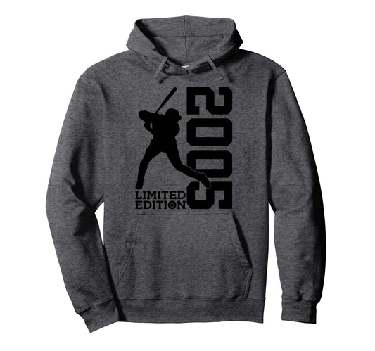 21St Birthday Baseball 2005 Hoodie - Unique Graphic for Adults - T-Shirt, Sweatshirt, Hoodie