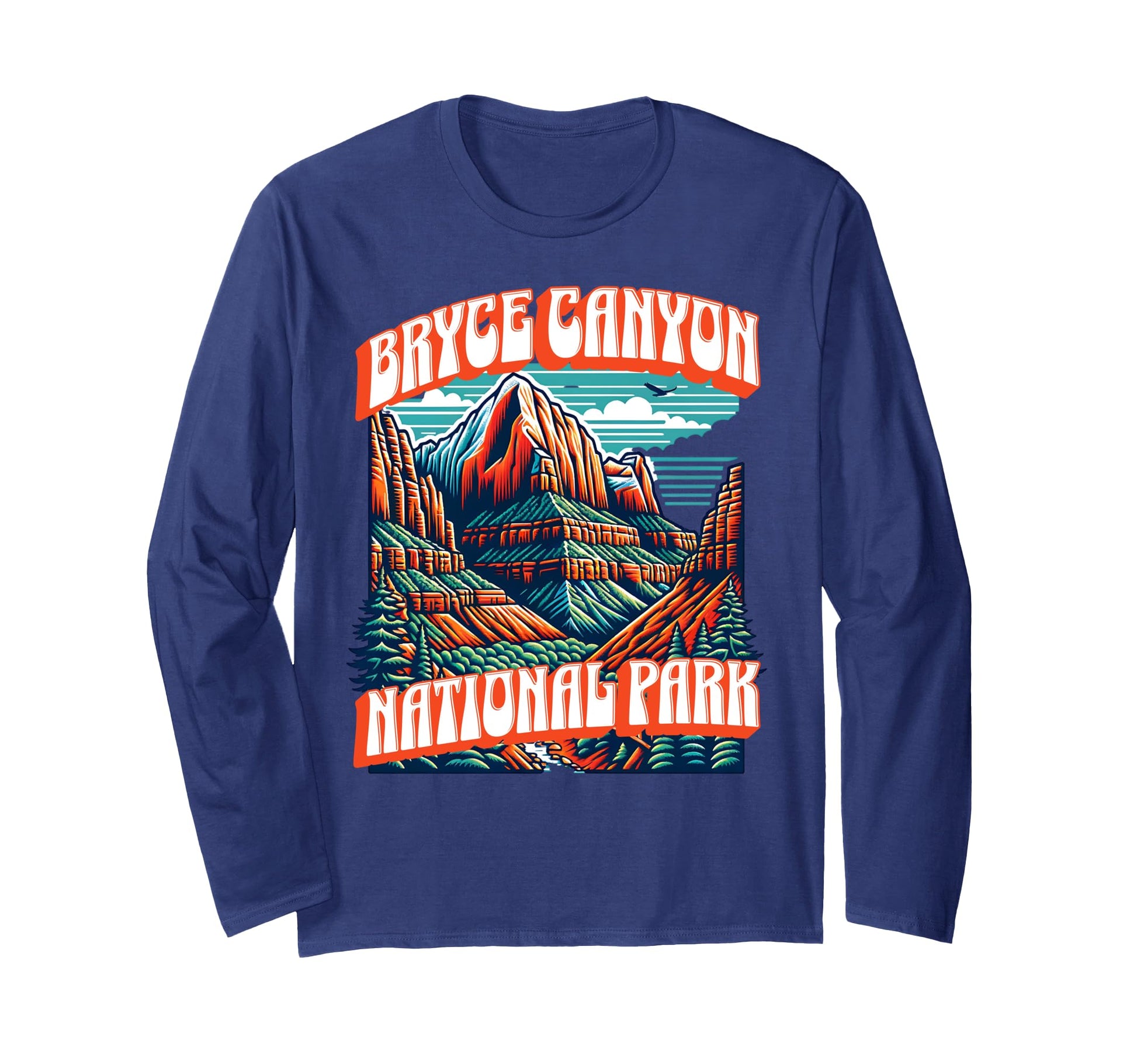 Bryce Canyon National Park Utah Usa T-Shirt - Custom Art Print Unisex - T-Shirt, Sweatshirt, Hoodie