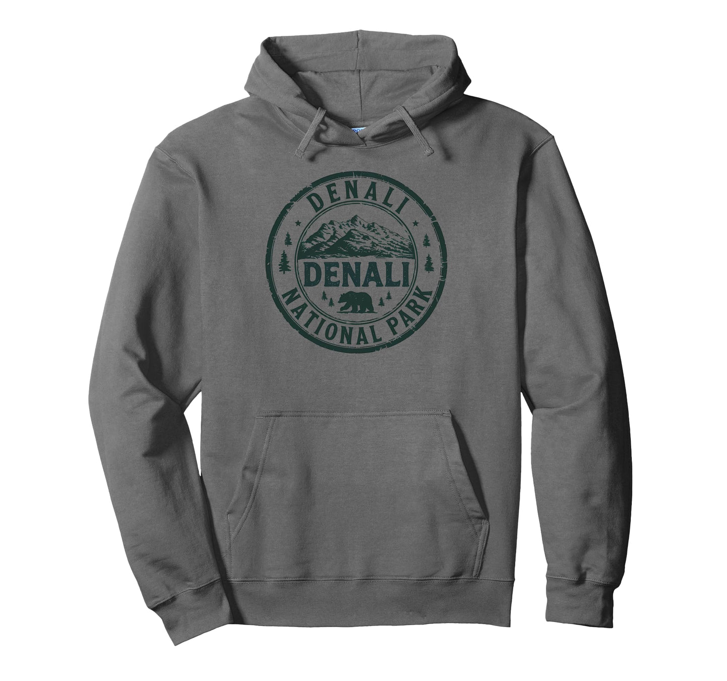 Denali Est 1917 Alaska National Park Hoodie - Aesthetic Graphic Men Women - T-Shirt, Sweatshirt, Hoodie