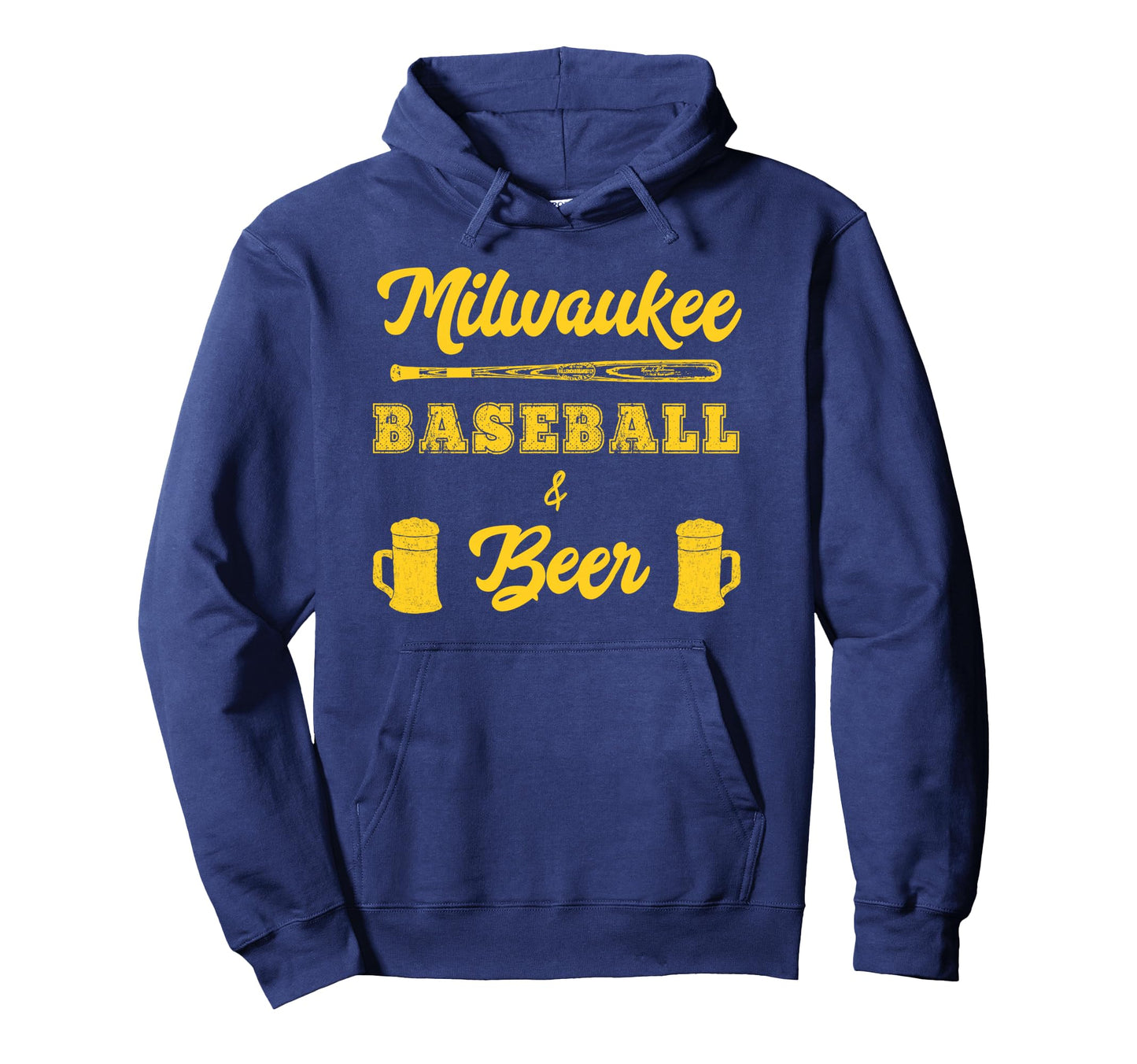 Milwaukee Baseball Beer Fan Hoodie - Novelty Apparel Unisex - T-Shirt, Sweatshirt, Hoodie