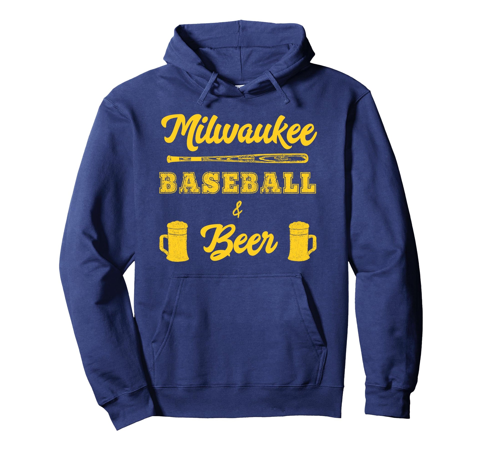 Milwaukee Baseball Beer Fan Hoodie - Novelty Apparel Unisex - T-Shirt, Sweatshirt, Hoodie