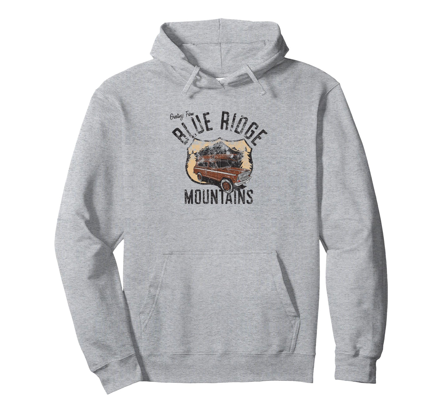 Blue Ridge Mountains National Park Hoodie - Custom Art Print Men Women - T-Shirt, Sweatshirt, Hoodie