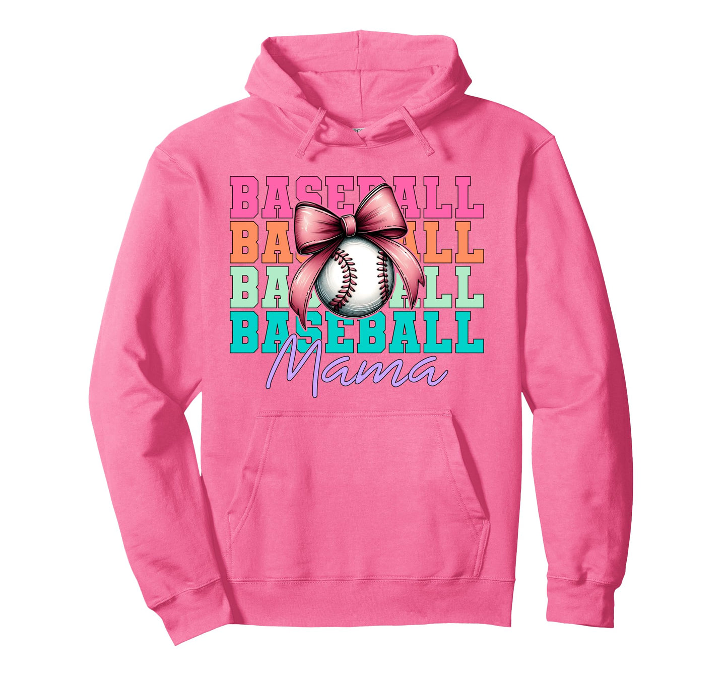 Baseball Mama Baseball Mom Mothers Day Hoodie - Unique Graphic for Adults - T-Shirt, Sweatshirt, Hoodie