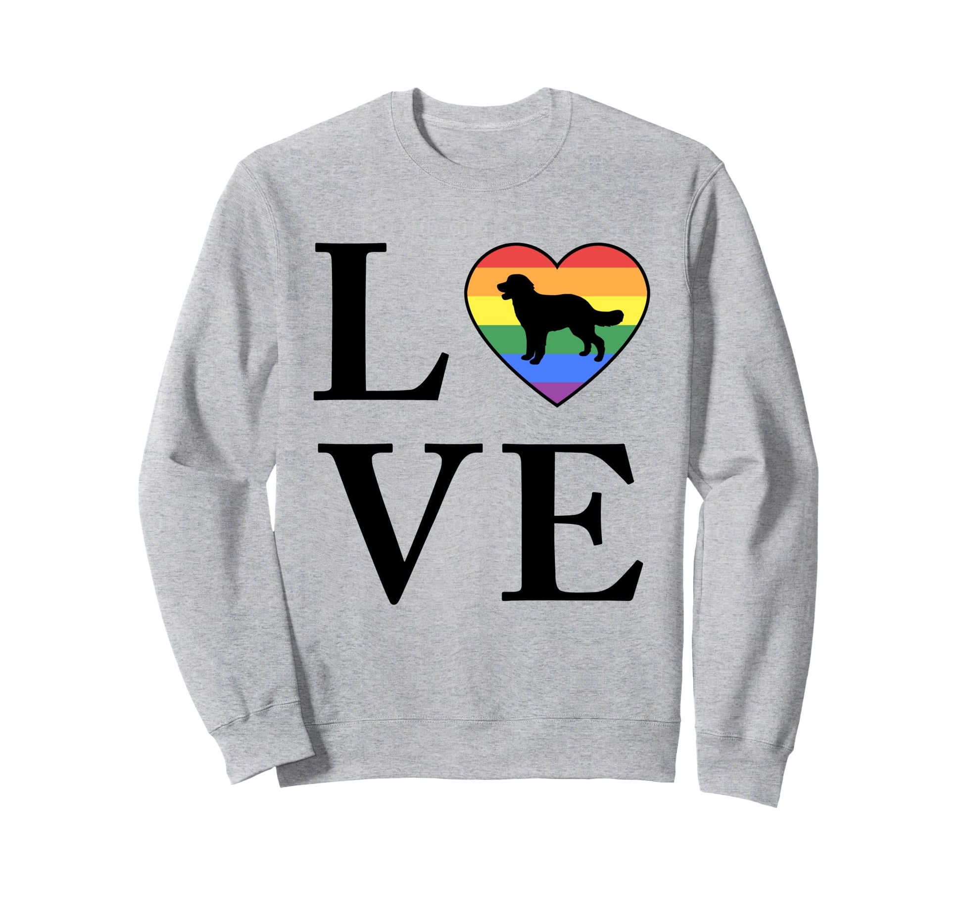 Dog Breed Hovawart Word Love Sweatshirt - Trendy Graphic for Adults - T-Shirt, Sweatshirt, Hoodie