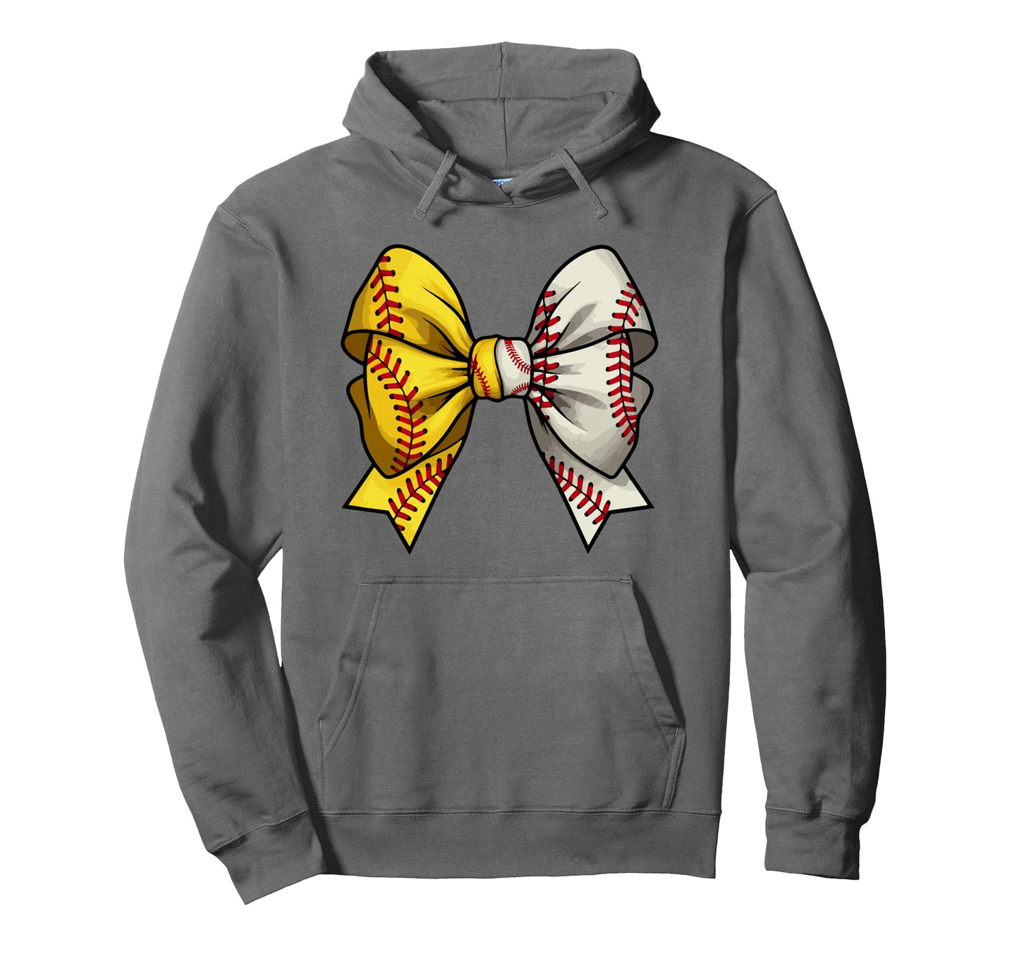 Baseball Softball Coquette Bow Softball Mama Hoodie - Unique Graphic Unisex - T-Shirt, Sweatshirt, Hoodie