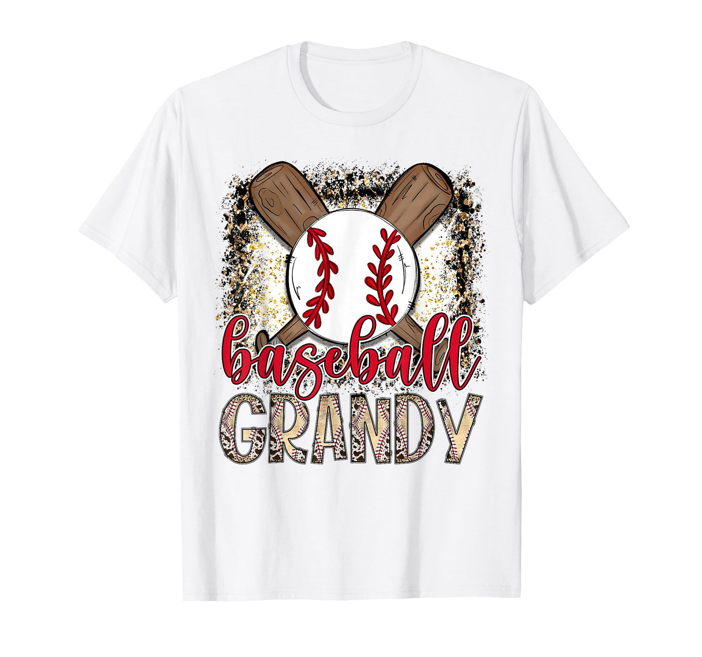 Baseball Grandy Leopard Proud Ball T-Shirt - Minimalist Print for Adults - T-Shirt, Sweatshirt, Hoodie