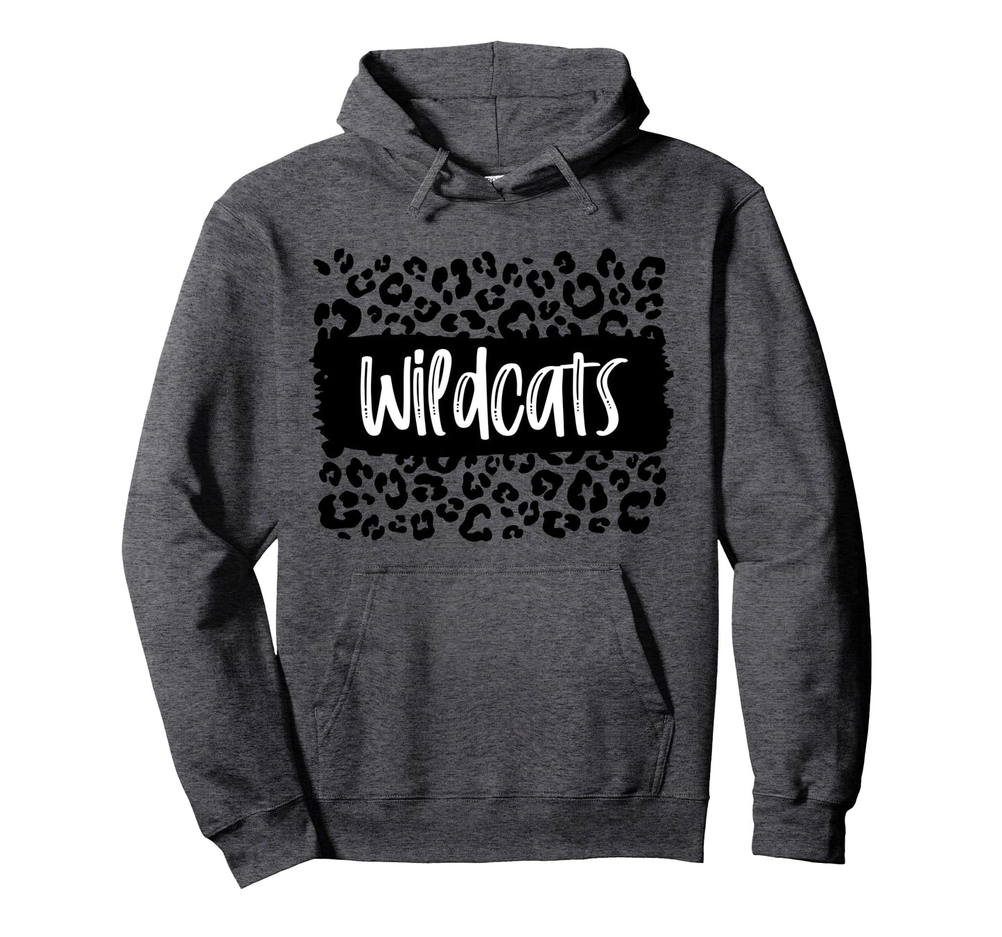 Wildcats Team Mascot School Spirit Hoodie - Casual Everyday Wear Unisex - T-Shirt, Sweatshirt, Hoodie