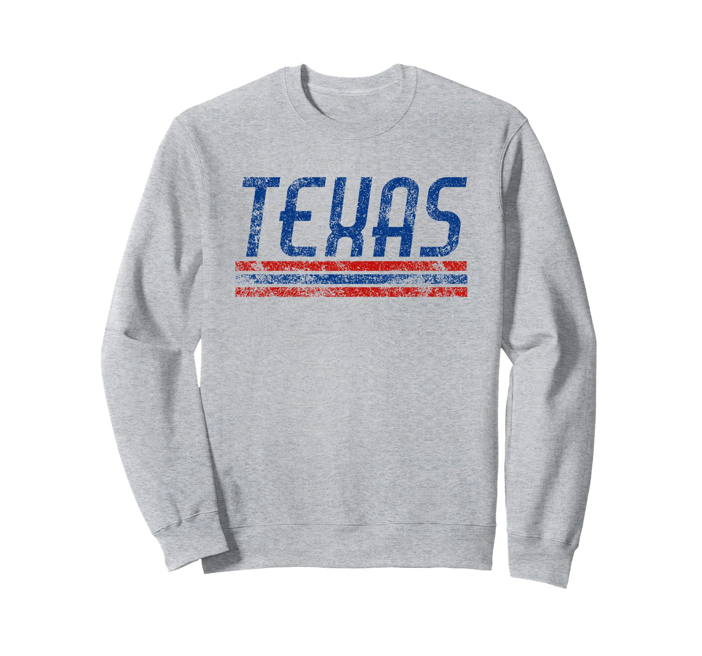 Texas Weathered Stripe Throwback Sweatshirt - Novelty Apparel Unisex - T-Shirt, Sweatshirt, Hoodie