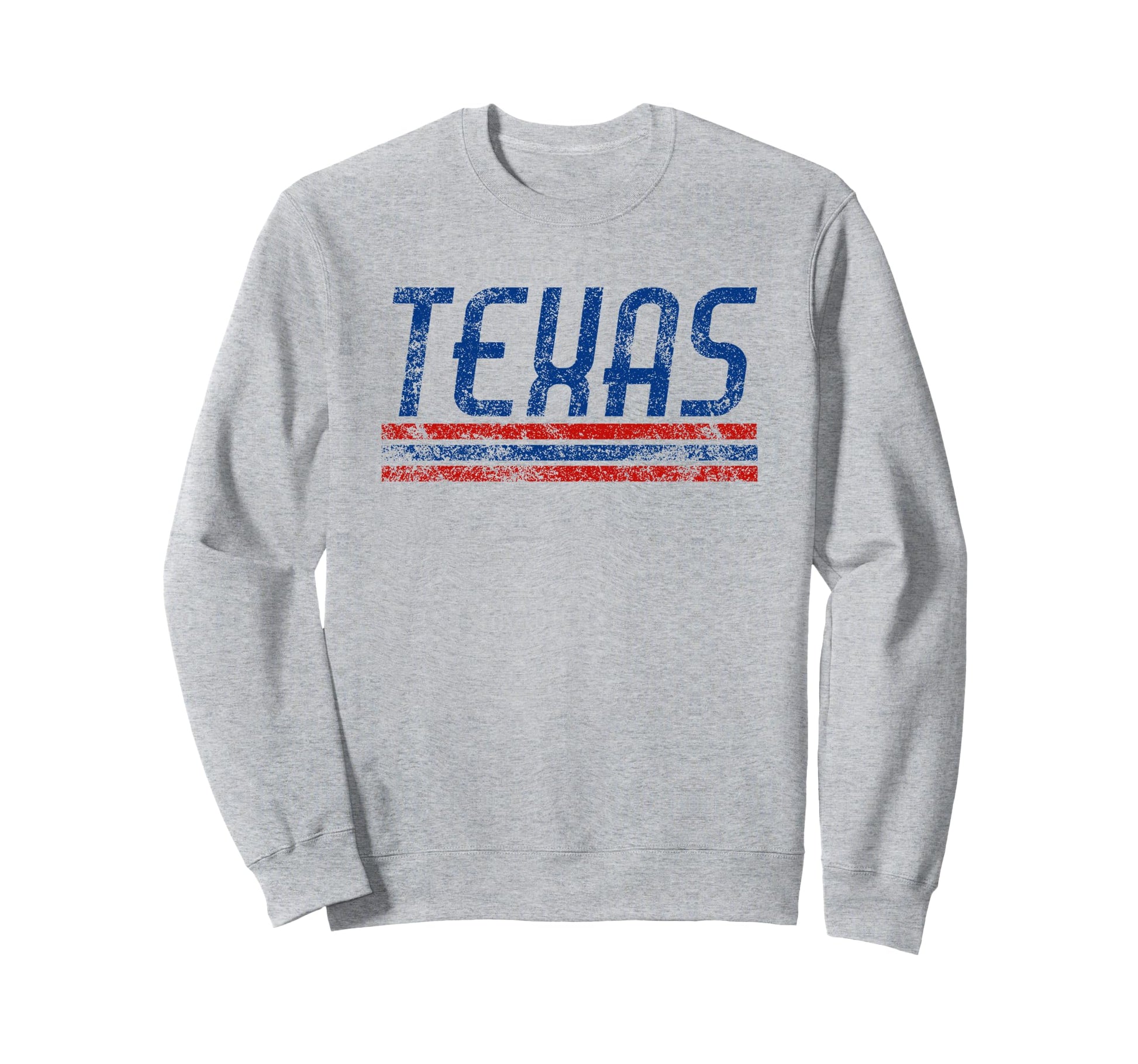 Texas Weathered Stripe Throwback Sweatshirt - Novelty Apparel Unisex - T-Shirt, Sweatshirt, Hoodie