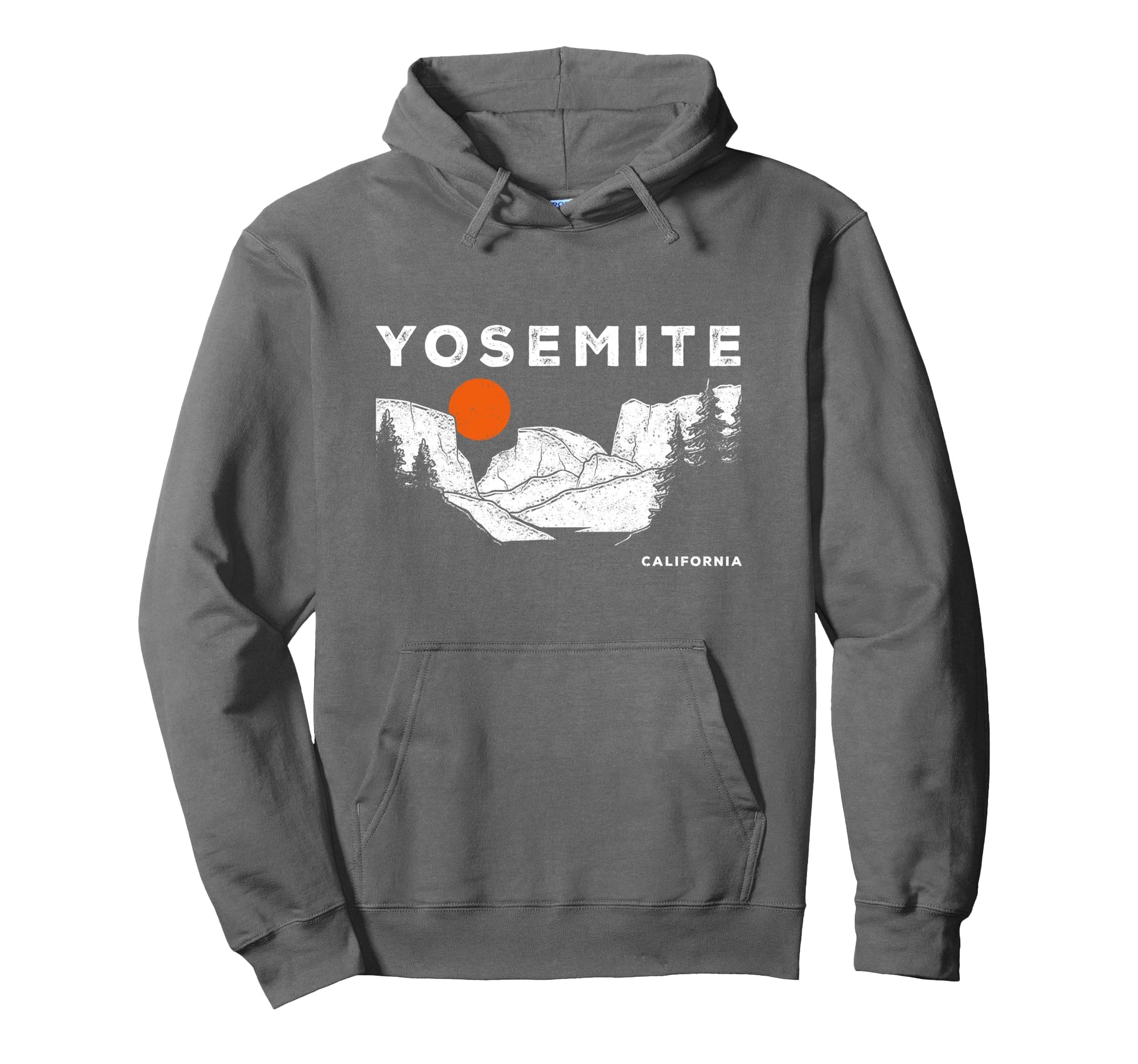 Yosemite California National Park Hoodie - Minimalist Print Men Women - T-Shirt, Sweatshirt, Hoodie
