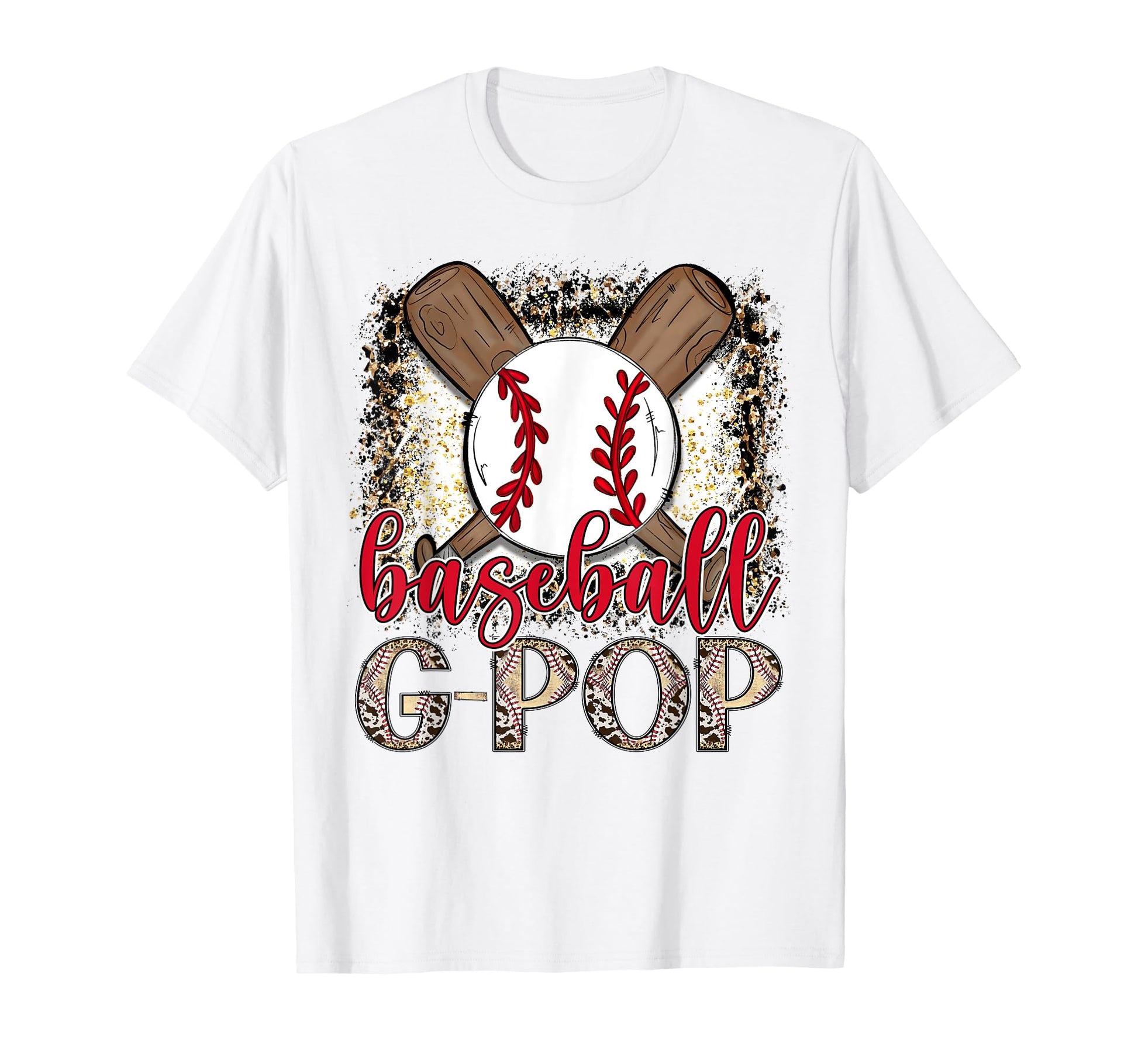 Baseball G Pop Leopard Proud Ball G Pop T-Shirt - Graphic Print for Adults - T-Shirt, Sweatshirt, Hoodie