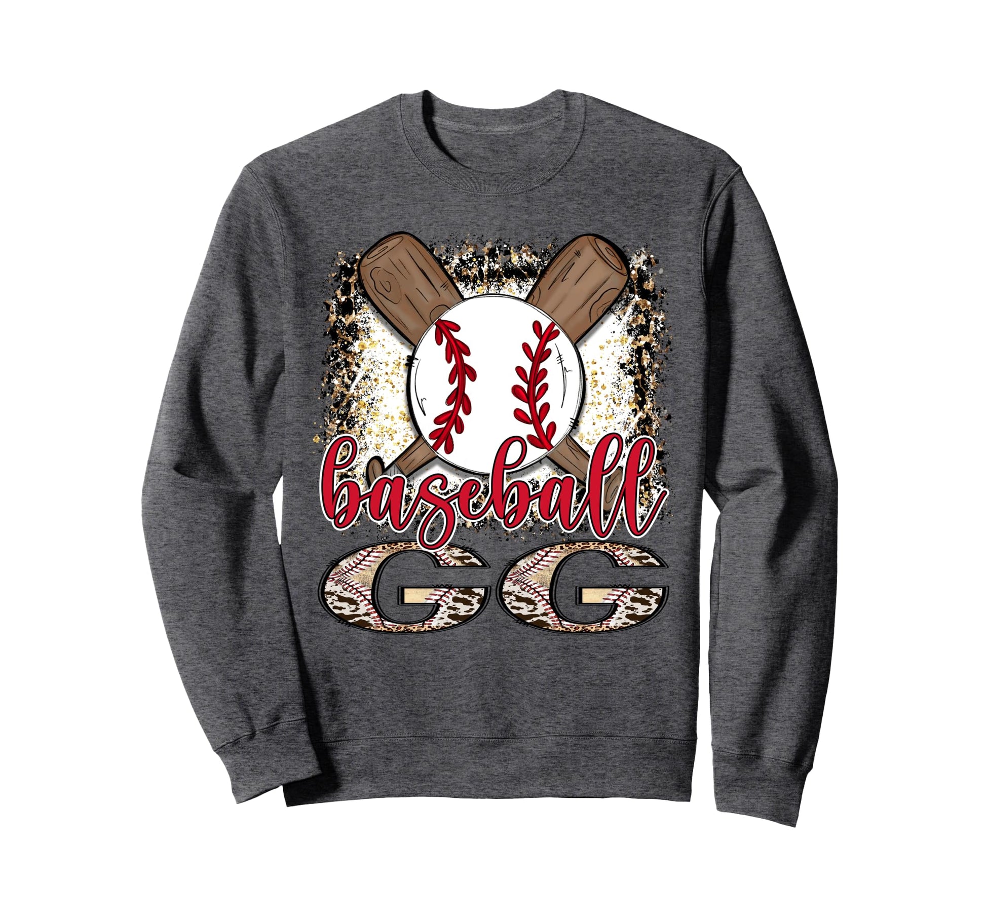 Baseball Gg Leopard Proud Ball Gg Sweatshirt - Trendy Graphic Men Women - T-Shirt, Sweatshirt, Hoodie