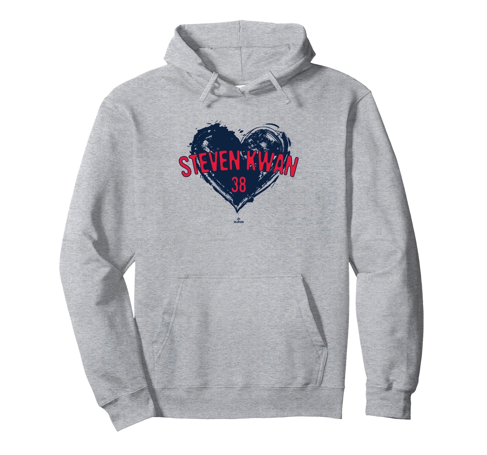 Distressed Heart Steven Kwan Cleveland Hoodie - Fun Novelty Design Unisex - T-Shirt, Sweatshirt, Hoodie