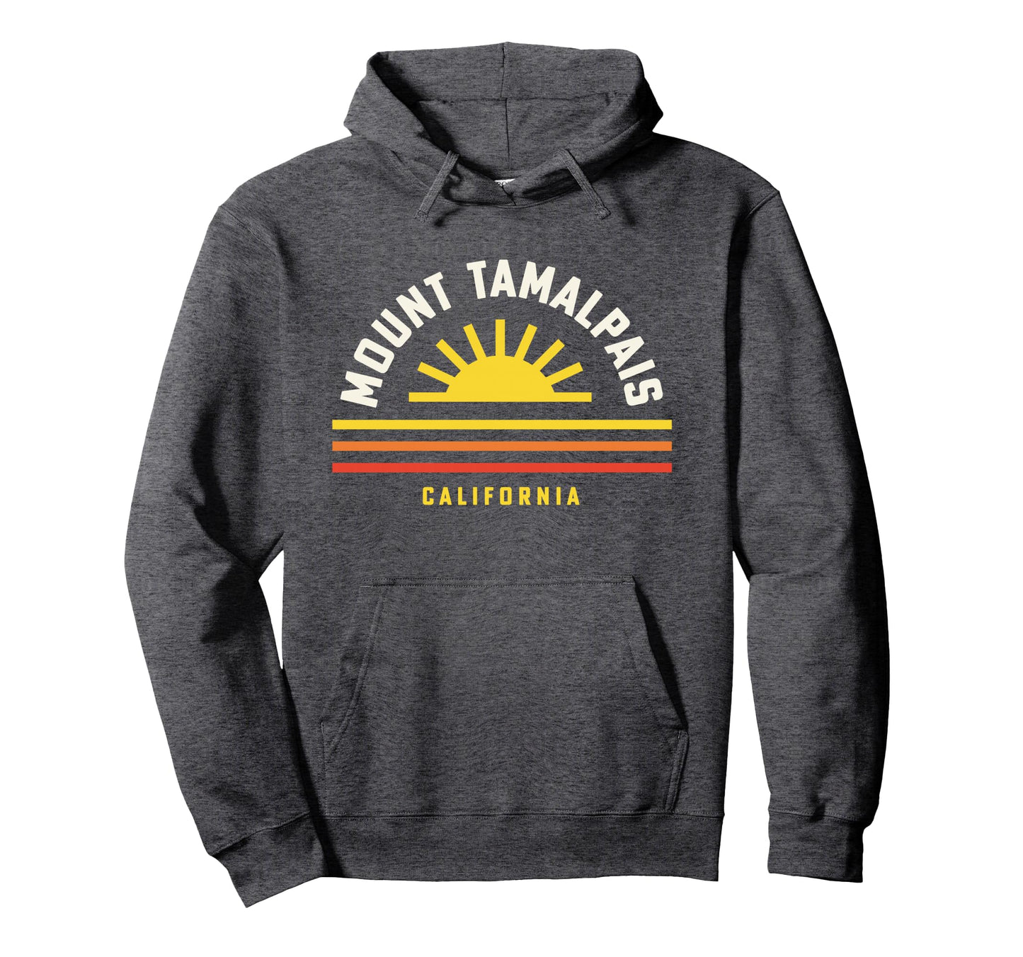 Mount Tamalpais State Park Stripes Hoodie - Casual Everyday Wear Men Women - T-Shirt, Sweatshirt, Hoodie