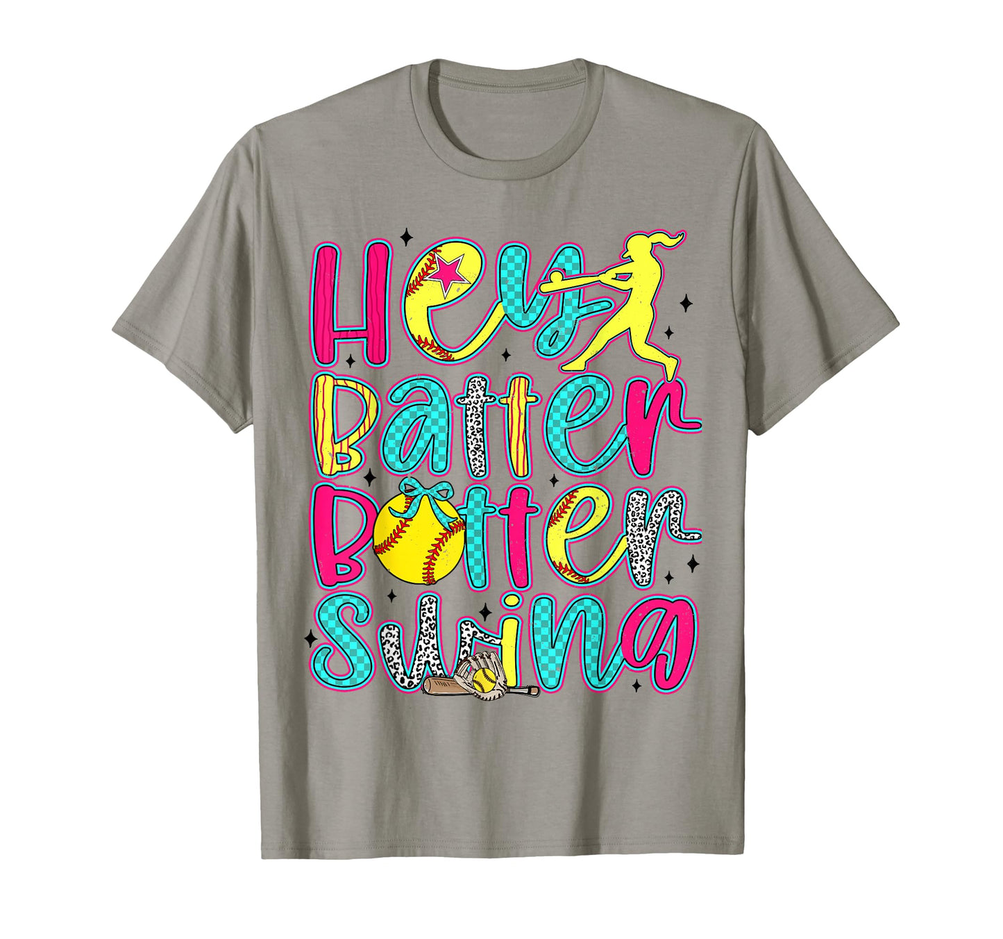 Hey Batter Batter Swing Coquette Bow T-Shirt - Custom Art Print Men Women - T-Shirt, Sweatshirt, Hoodie