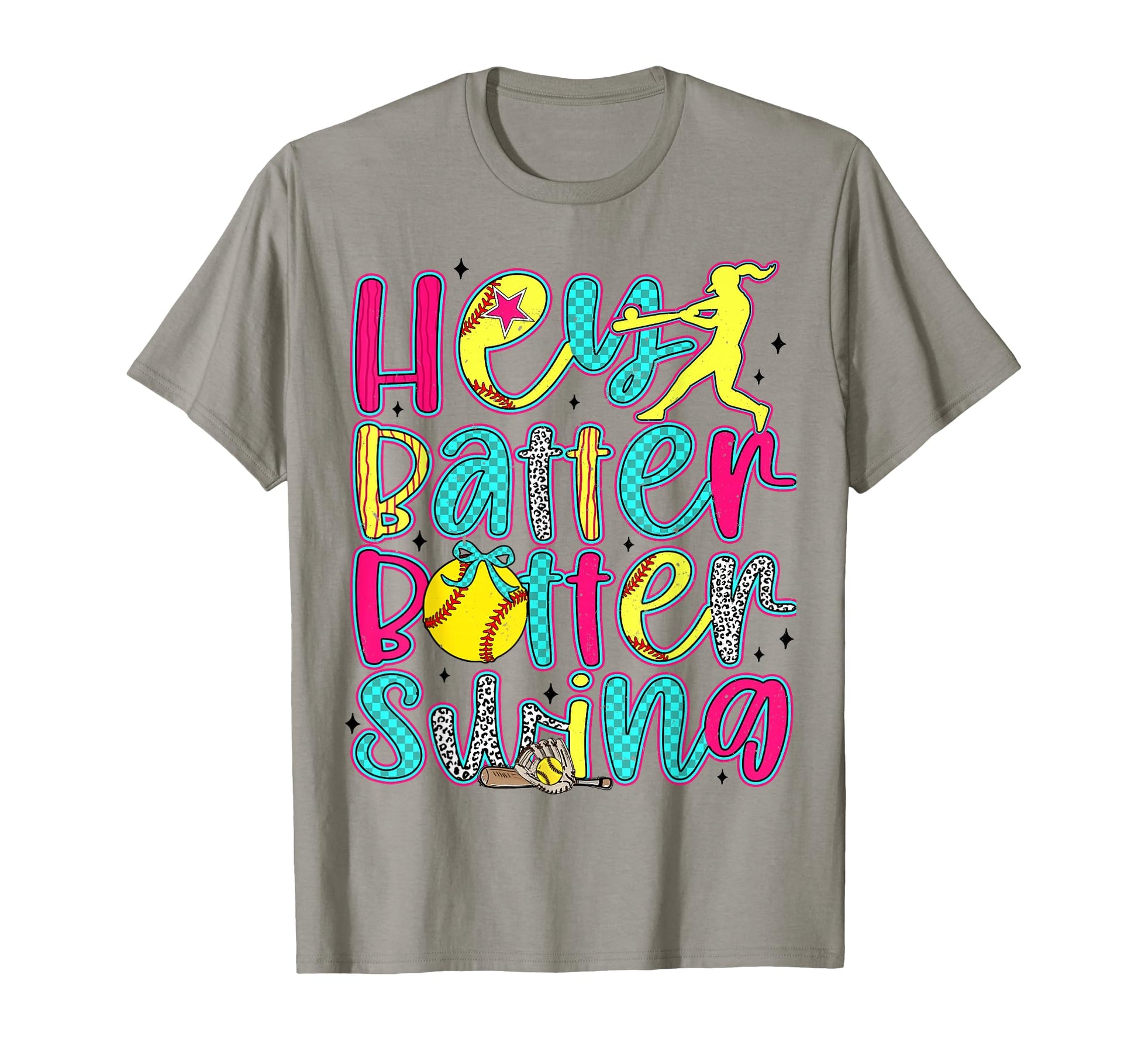 Hey Batter Batter Swing Coquette Bow T-Shirt - Custom Art Print Men Women - T-Shirt, Sweatshirt, Hoodie