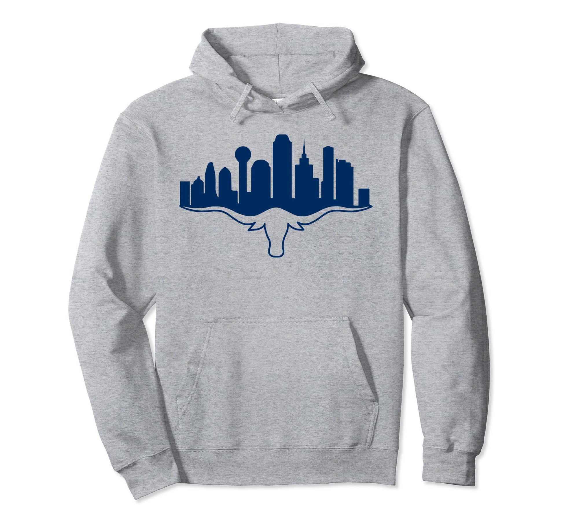 Dallas Texas Dallas Skyline Varsity Hoodie - Graphic Print for Adults - T-Shirt, Sweatshirt, Hoodie