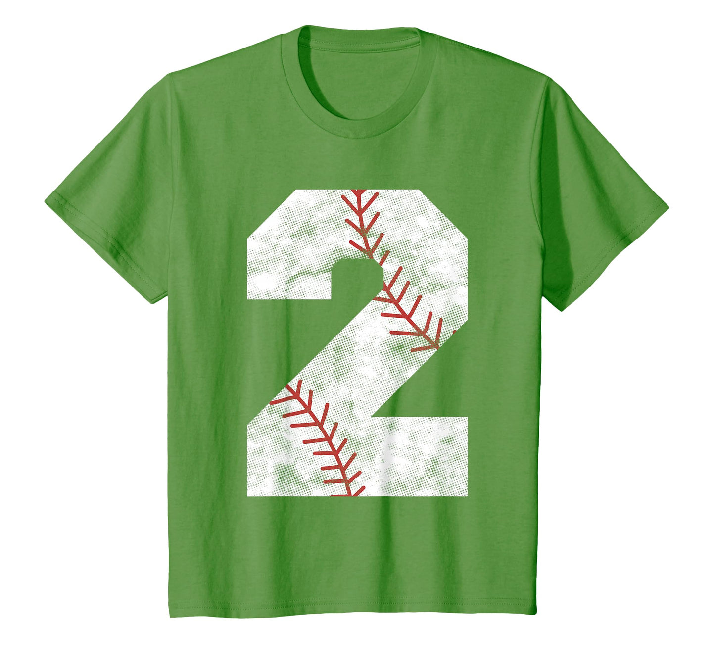 2Nd Birthday Baseball Big Number Two 2 Year T-Shirt - Graphic Print Unisex - T-Shirt, Sweatshirt, Hoodie
