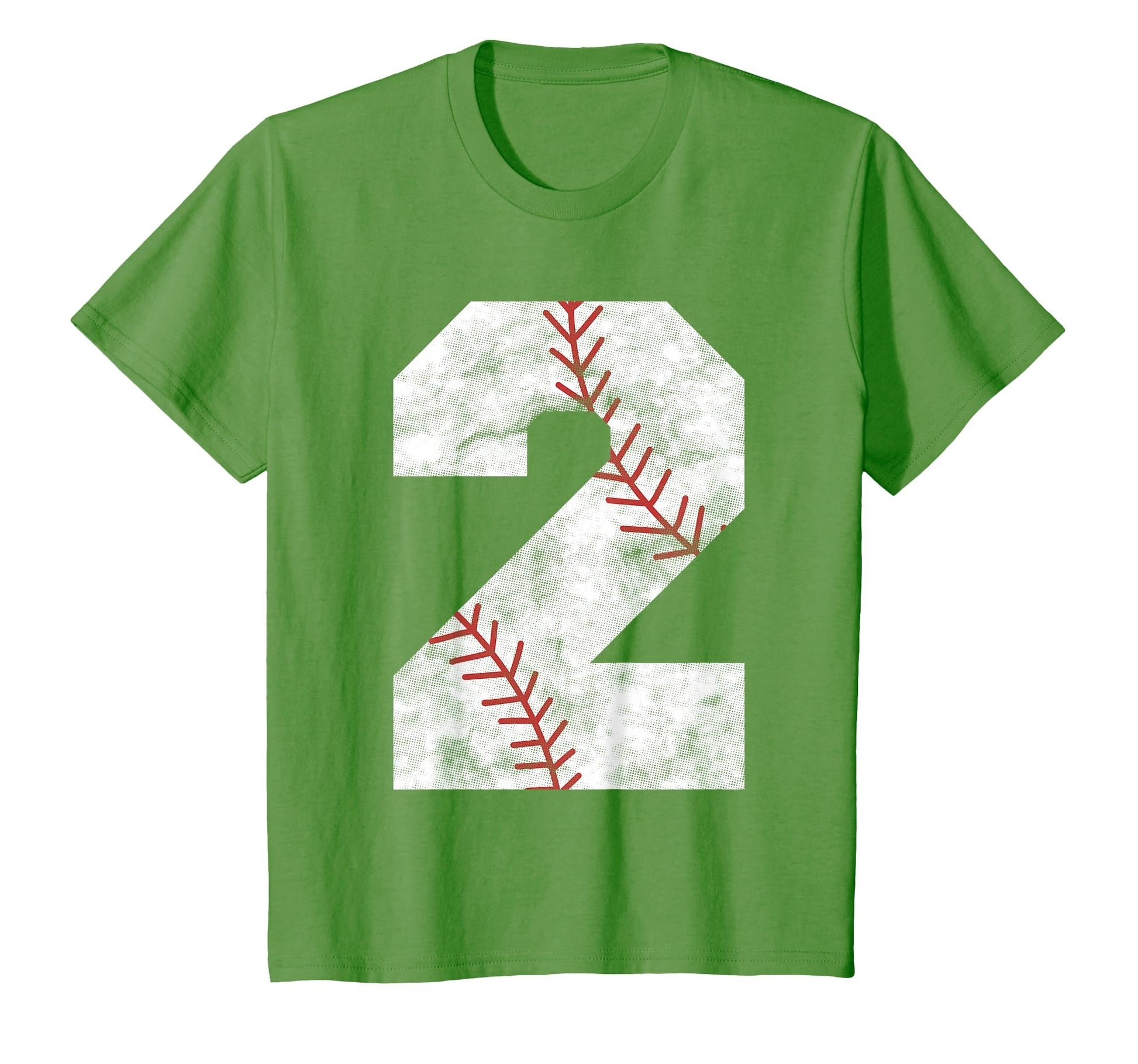 2Nd Birthday Baseball Big Number Two 2 Year T-Shirt - Graphic Print Unisex - T-Shirt, Sweatshirt, Hoodie