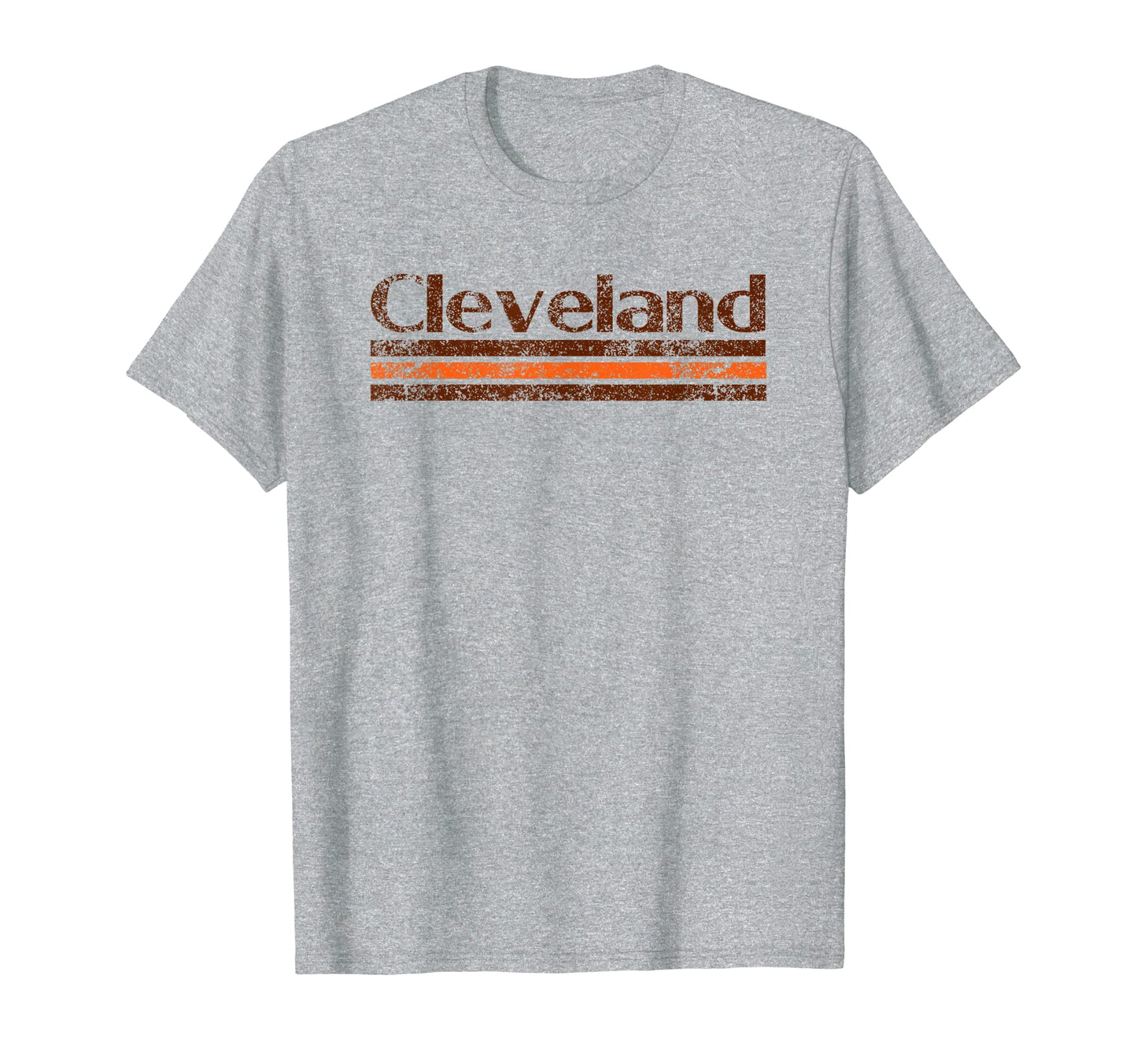 Cleveland Ohio Weathered Stripe T-Shirt - Casual Everyday Wear Unisex - T-Shirt, Sweatshirt, Hoodie