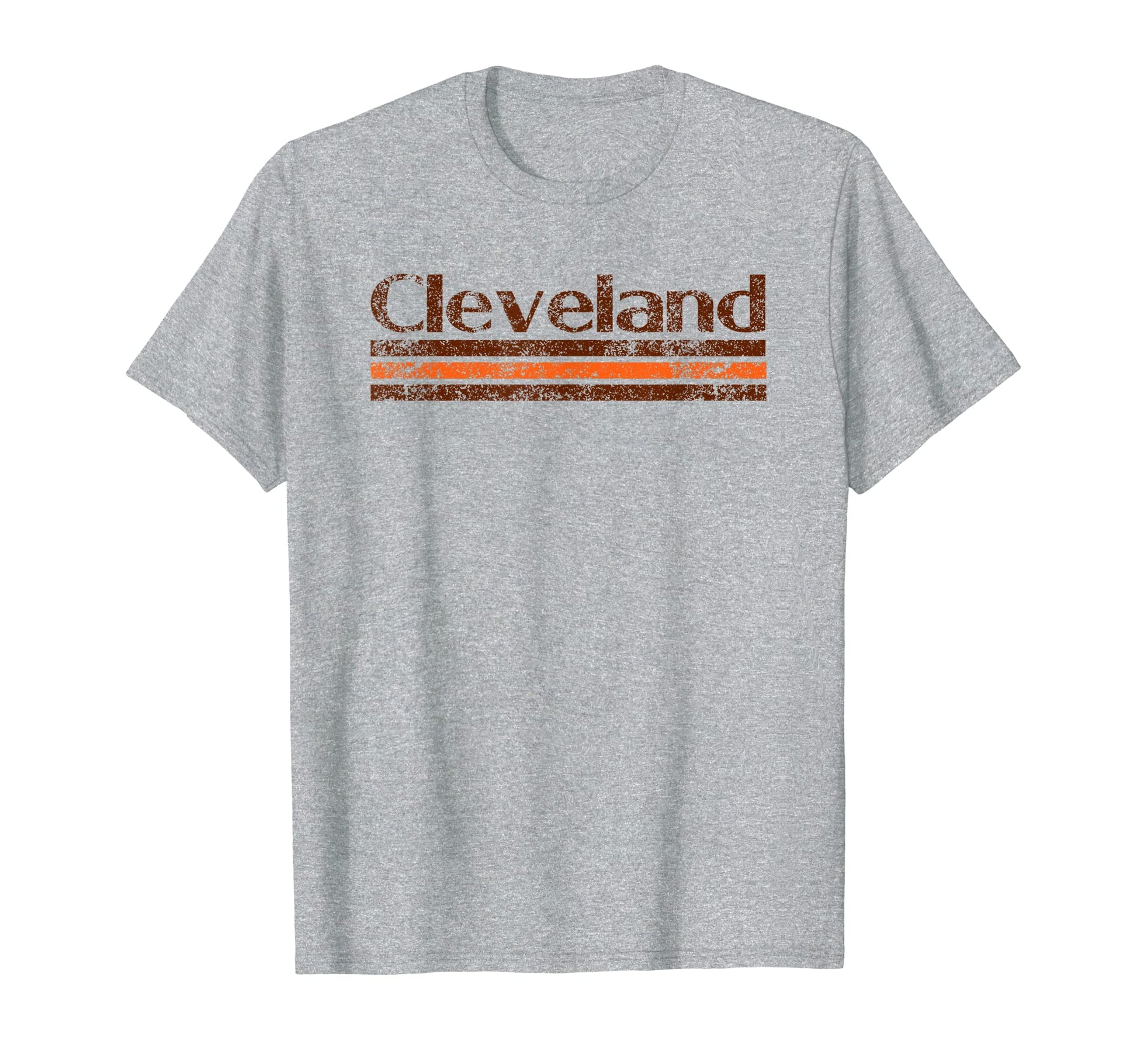 Cleveland Ohio Weathered Stripe T-Shirt - Casual Everyday Wear Unisex - T-Shirt, Sweatshirt, Hoodie