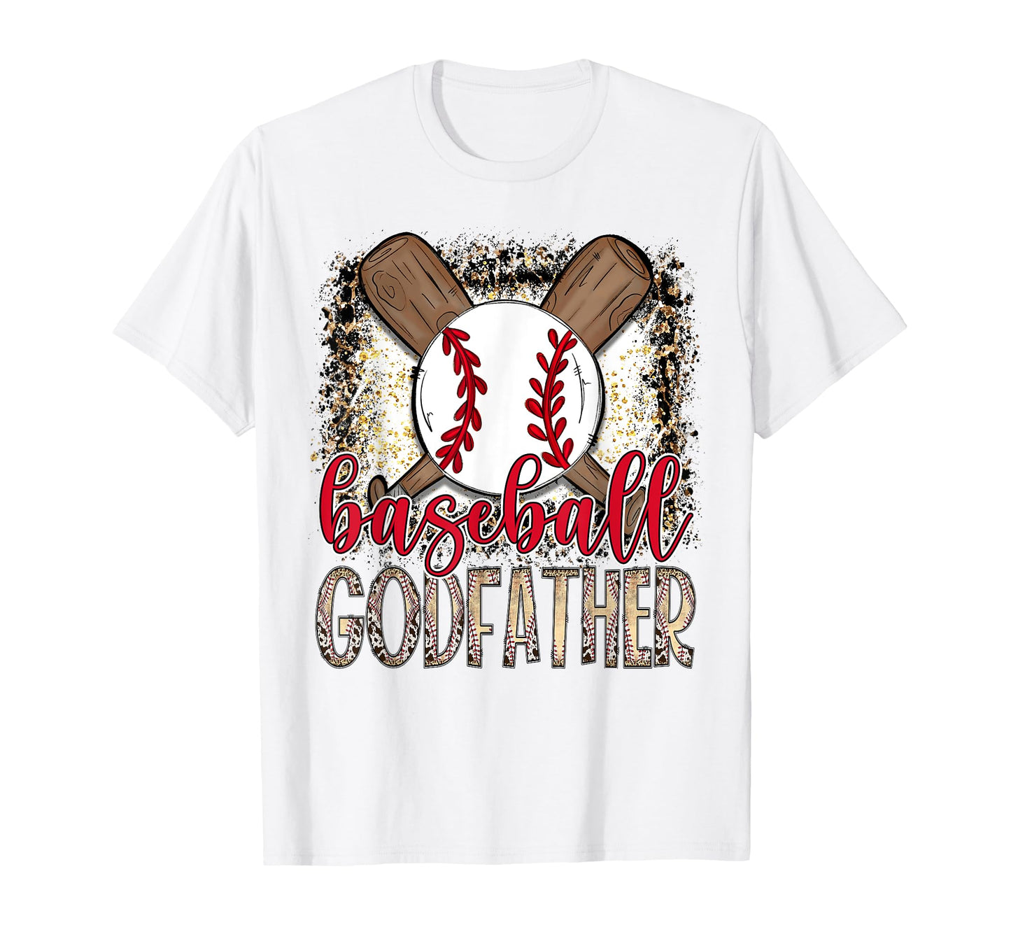 Baseball Godfather Leopard Proud Ball T-Shirt - Streetwear Style Unisex - T-Shirt, Sweatshirt, Hoodie