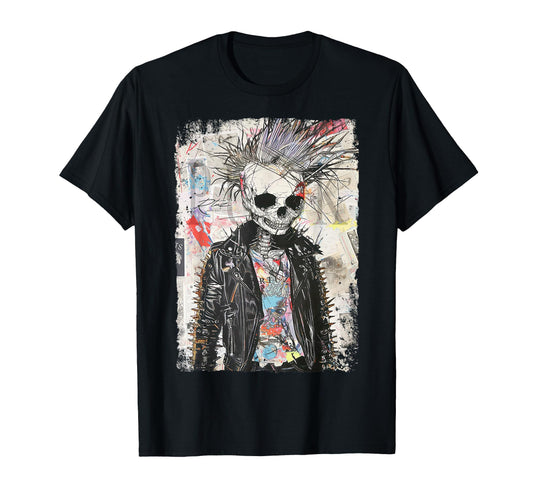 Aesthetic Streetwear Skull T-Shirt - Casual Everyday Wear Unisex - T-Shirt, Sweatshirt, Hoodie