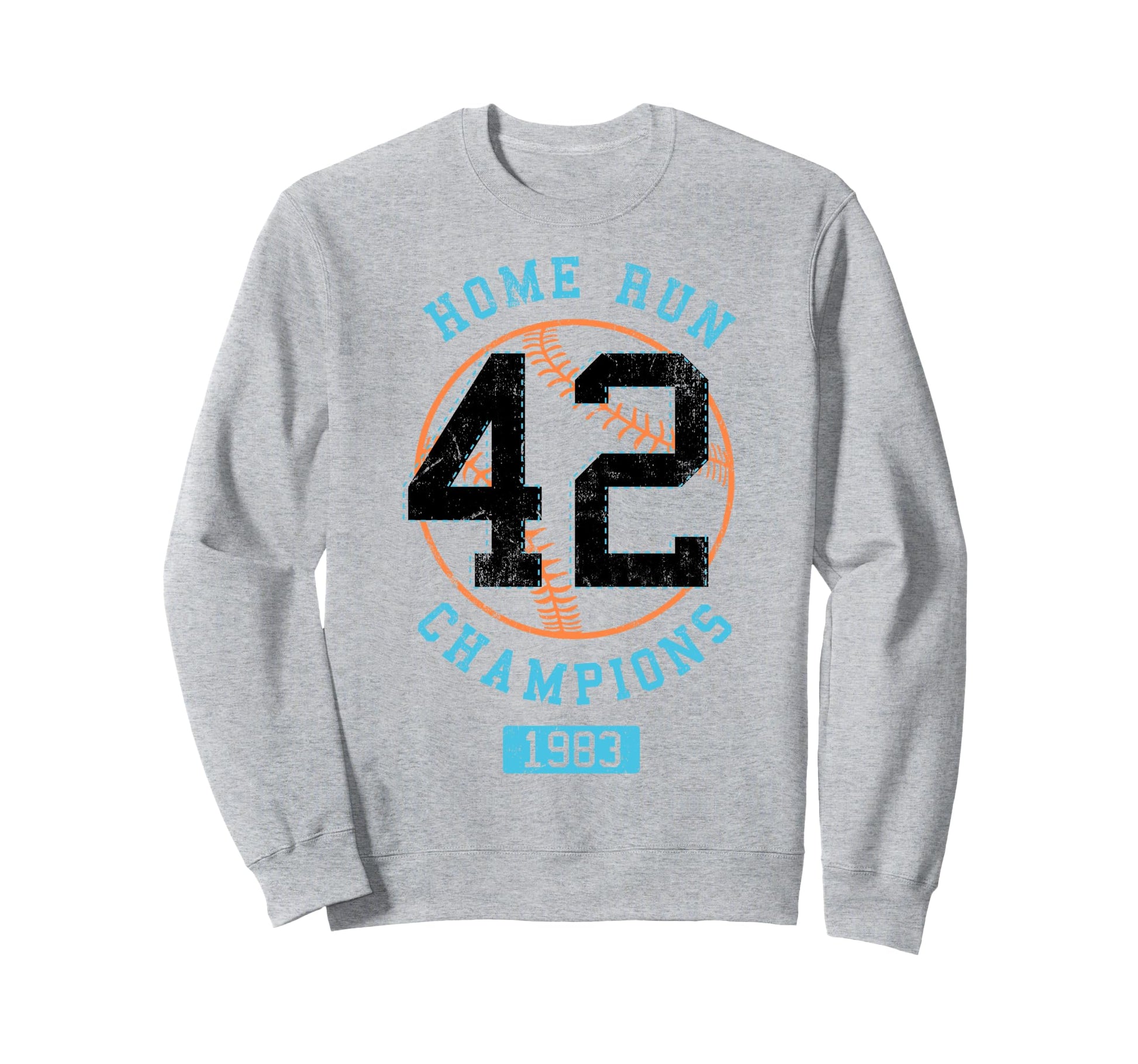 Trendy Homerun Champions Baseball Sweatshirt - Novelty Apparel for Adults - T-Shirt, Sweatshirt, Hoodie