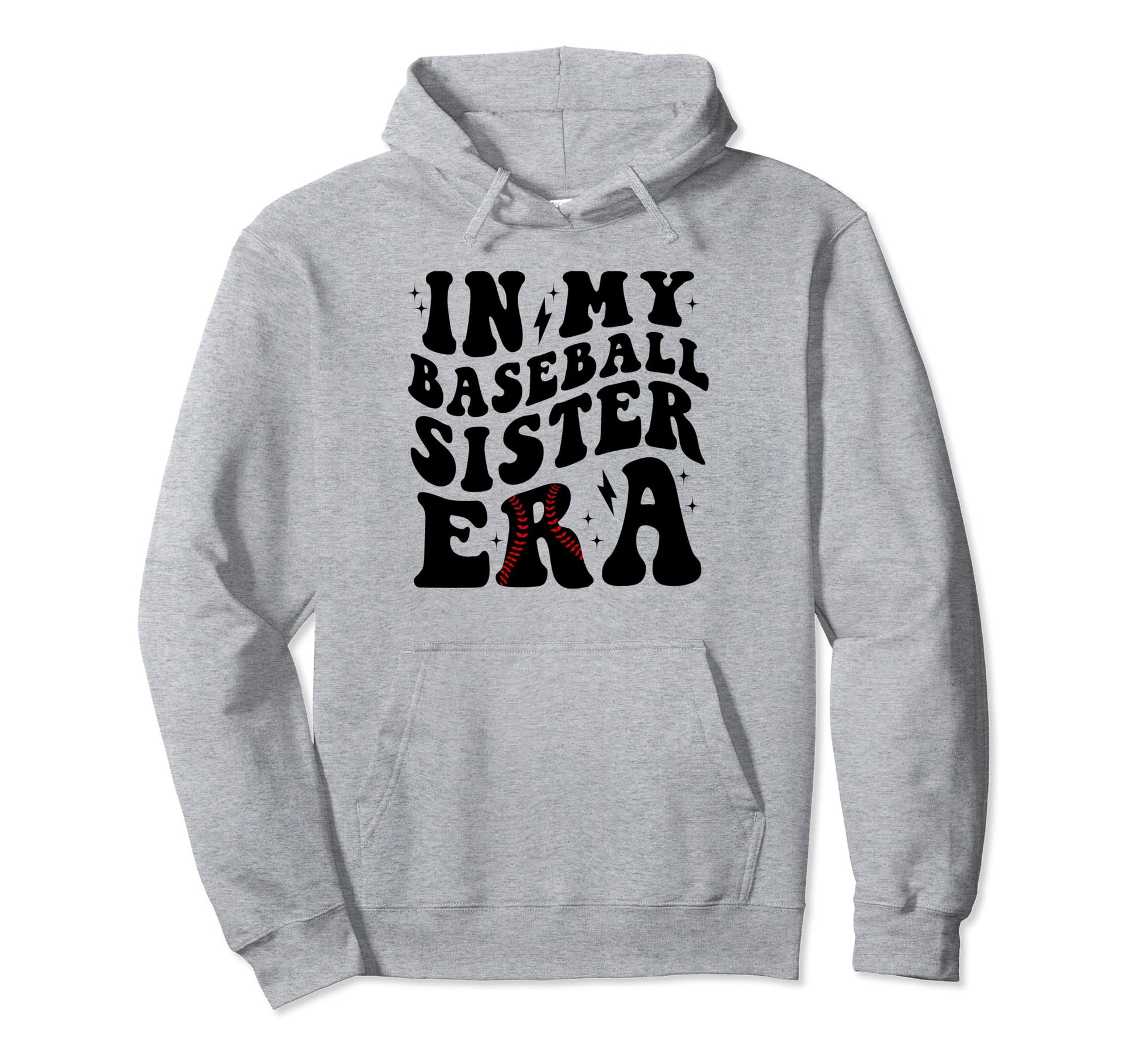 My Baseball Sister Era Leopard Sister Hoodie - Novelty Apparel for Adults - T-Shirt, Sweatshirt, Hoodie