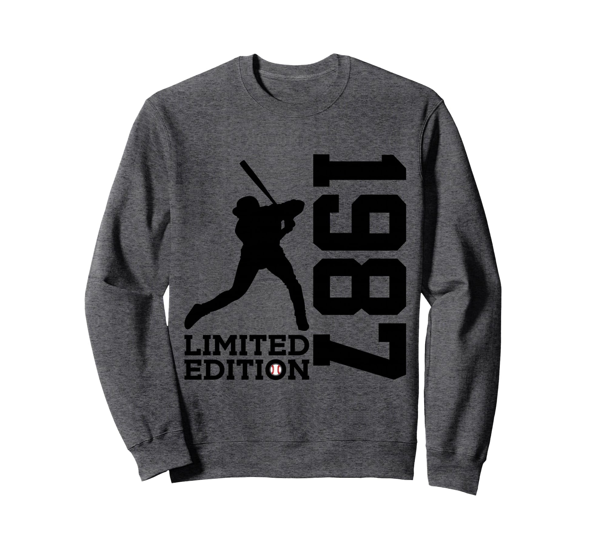 39Th Birthday Baseball 1987 Sweatshirt - Novelty Apparel Men Women - T-Shirt, Sweatshirt, Hoodie