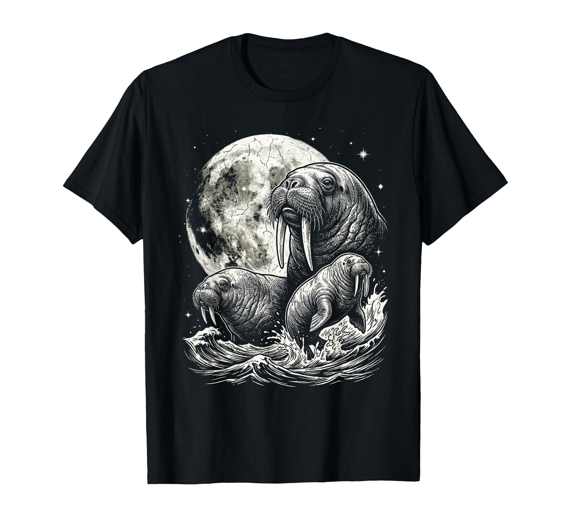 Walrus Seal Sea Lion 90S Aesthetic T-Shirt - Novelty Apparel for Adults - T-Shirt, Sweatshirt, Hoodie