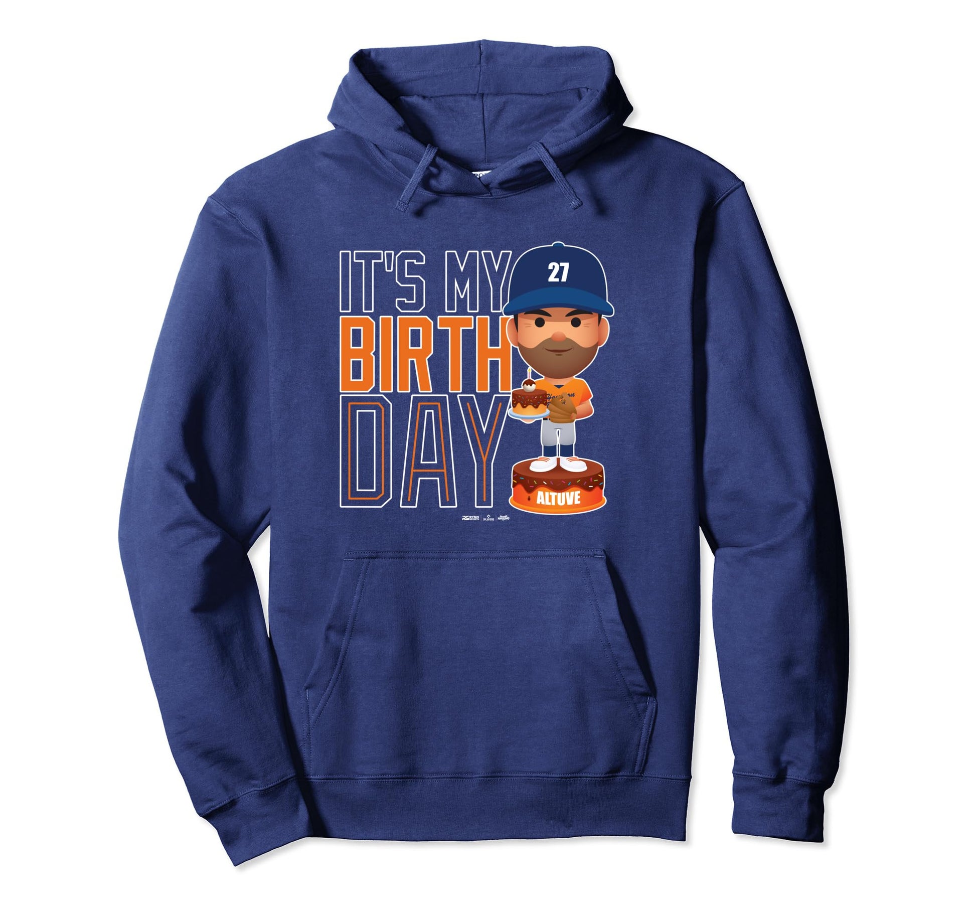 Jose Altuve Houston Baseball Birthday Hoodie - Streetwear Style Unisex - T-Shirt, Sweatshirt, Hoodie