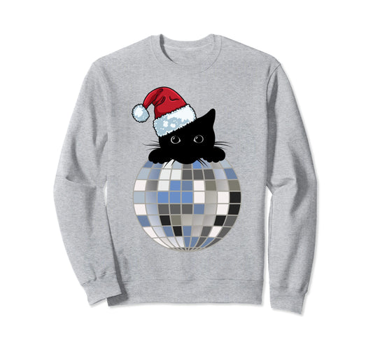Aesthetic Disco Ball Winter Snow Sweatshirt - Aesthetic Graphic for Adults - T-Shirt, Sweatshirt, Hoodie