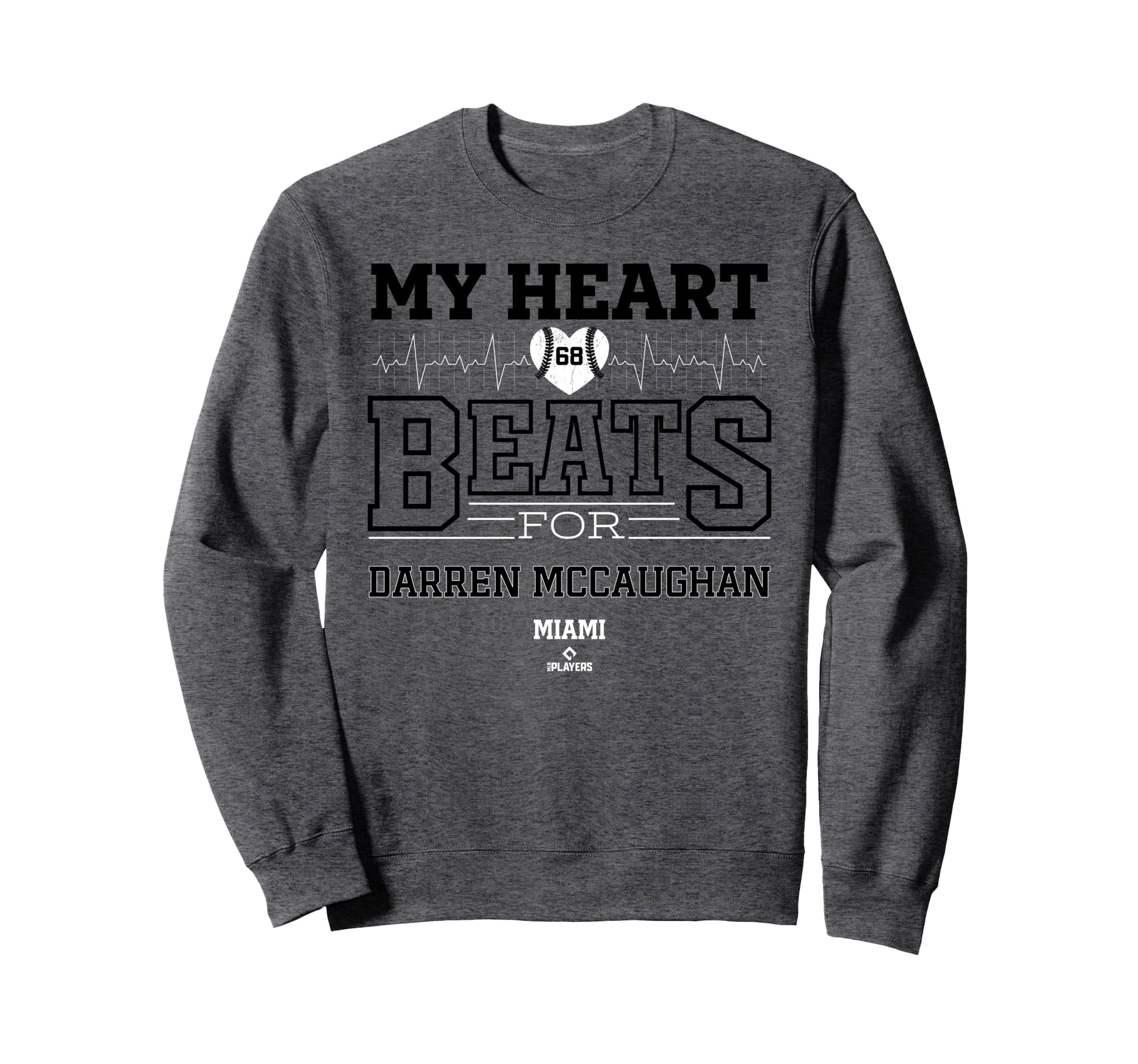 My Heart Beats Darren Mccaughan Sweatshirt - Novelty Apparel for Adults - T-Shirt, Sweatshirt, Hoodie
