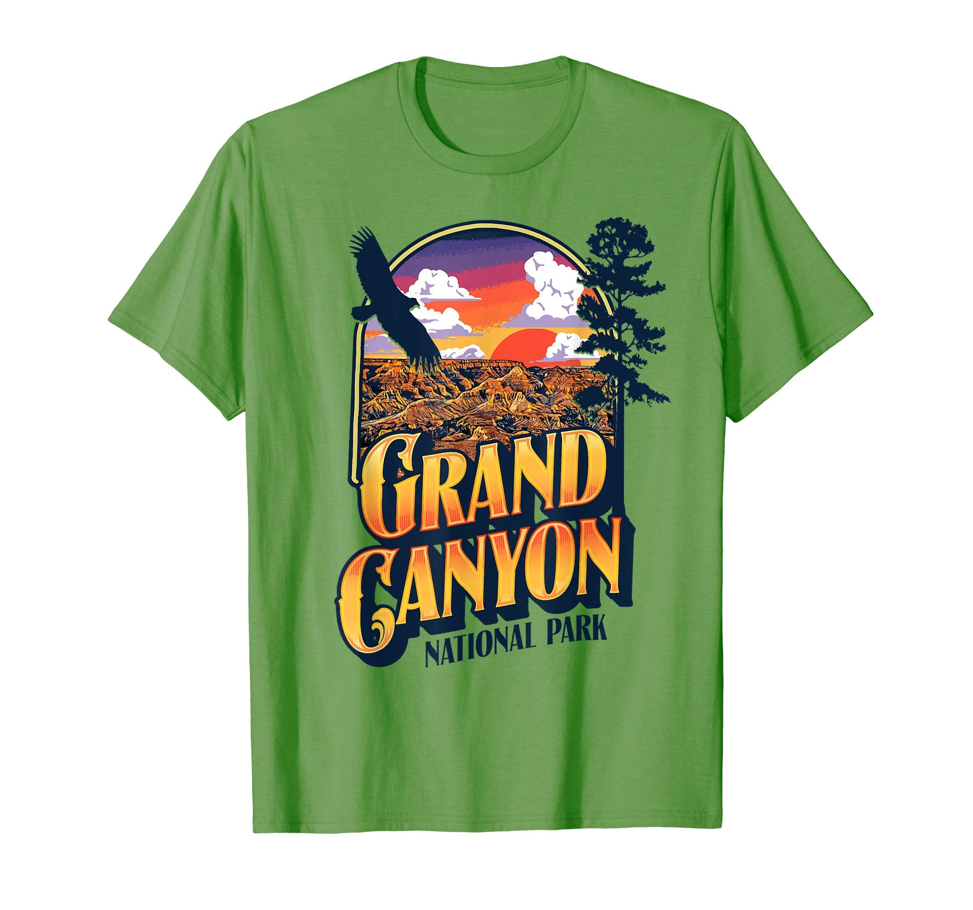 Grand Canyon National Park Arizona 80S T-Shirt - Novelty Apparel Men Women - T-Shirt, Sweatshirt, Hoodie