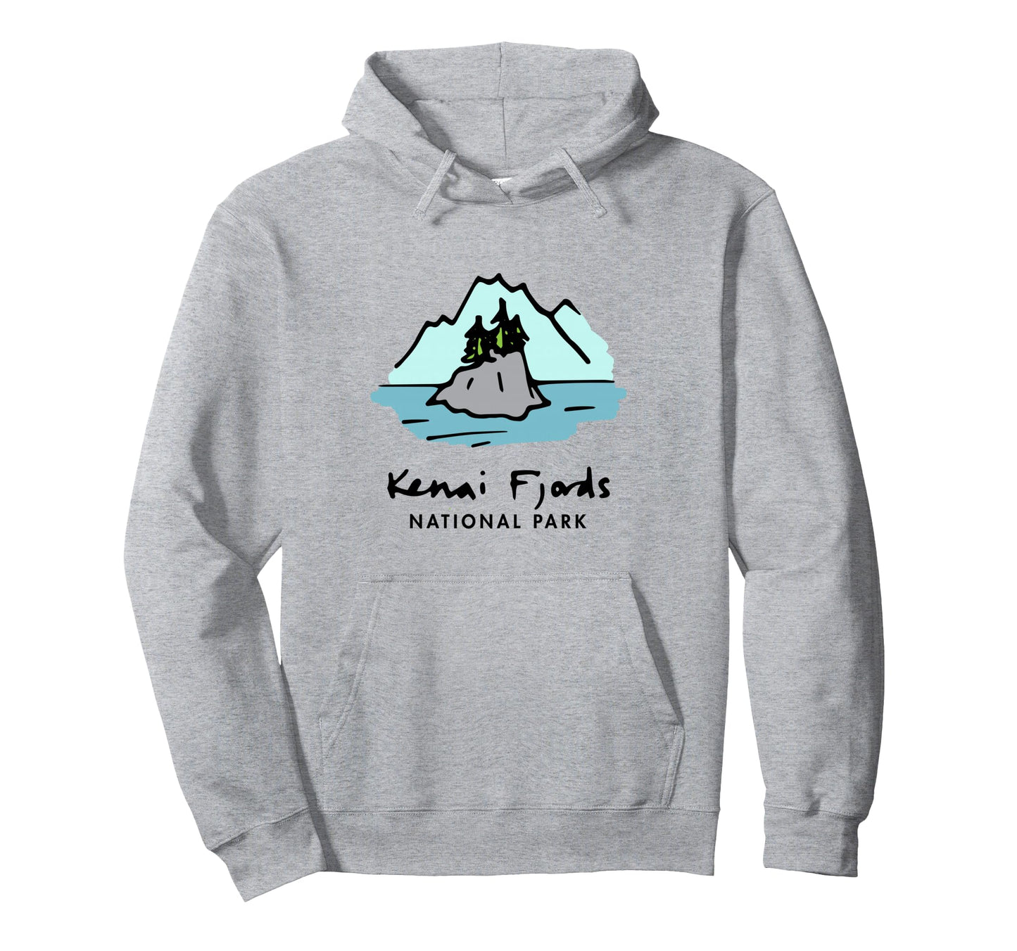 Family Vacation Kenai Fjords National Hoodie - Trendy Graphic Men Women - T-Shirt, Sweatshirt, Hoodie