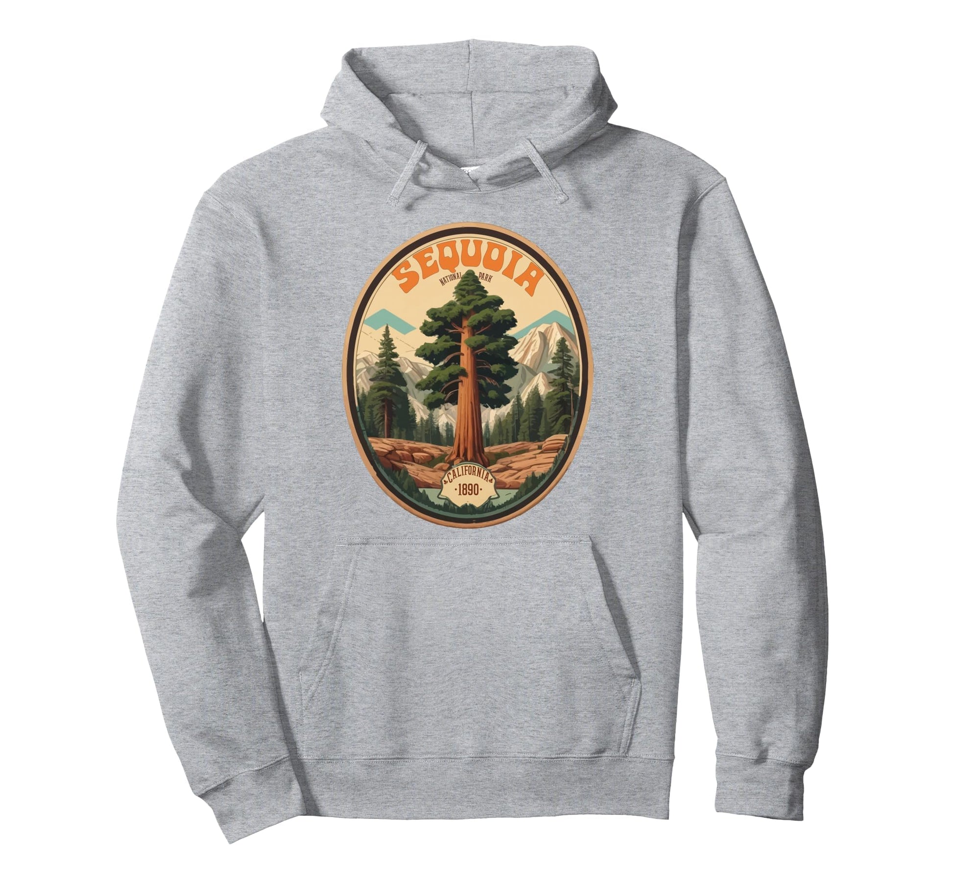 Sequoia National Park Tree Hoodie - Fun Novelty Design Men Women - T-Shirt, Sweatshirt, Hoodie