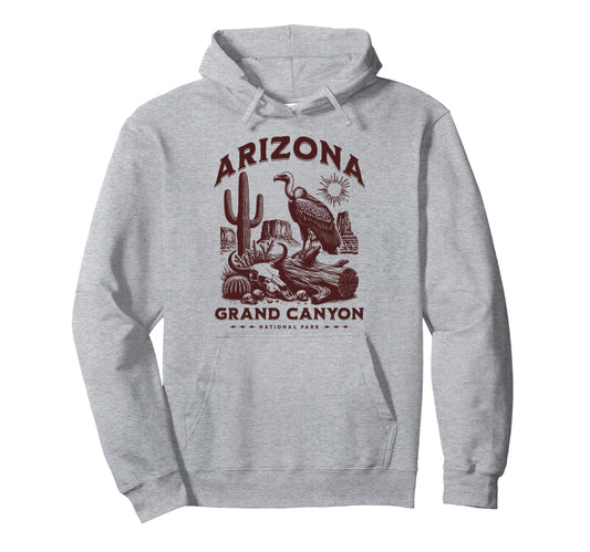 Arizona National Parks Camping Hoodie - Casual Everyday Wear for Adults - T-Shirt, Sweatshirt, Hoodie