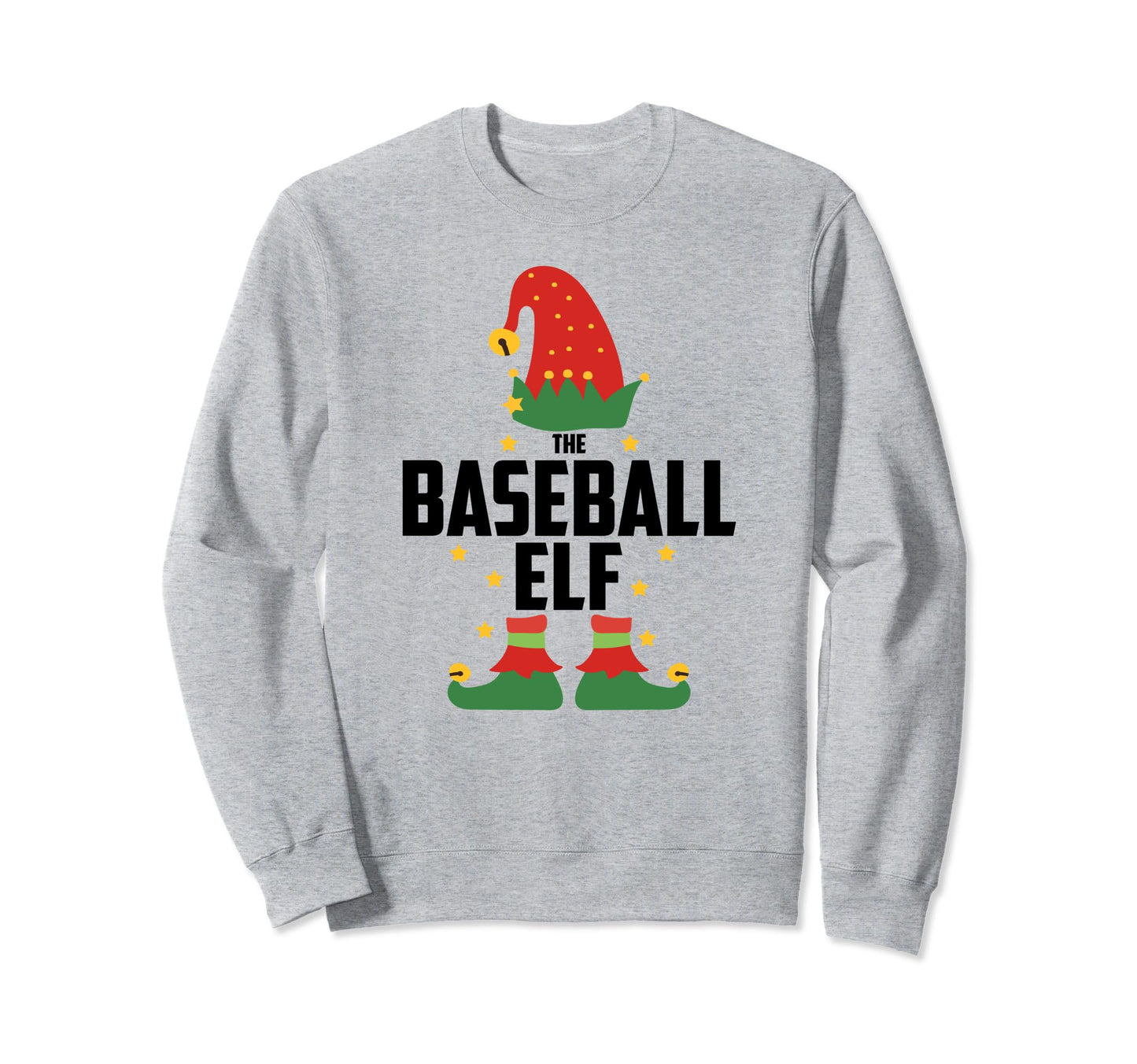 Baseball Elf Family Matching Sweatshirt - Streetwear Style Men Women - T-Shirt, Sweatshirt, Hoodie